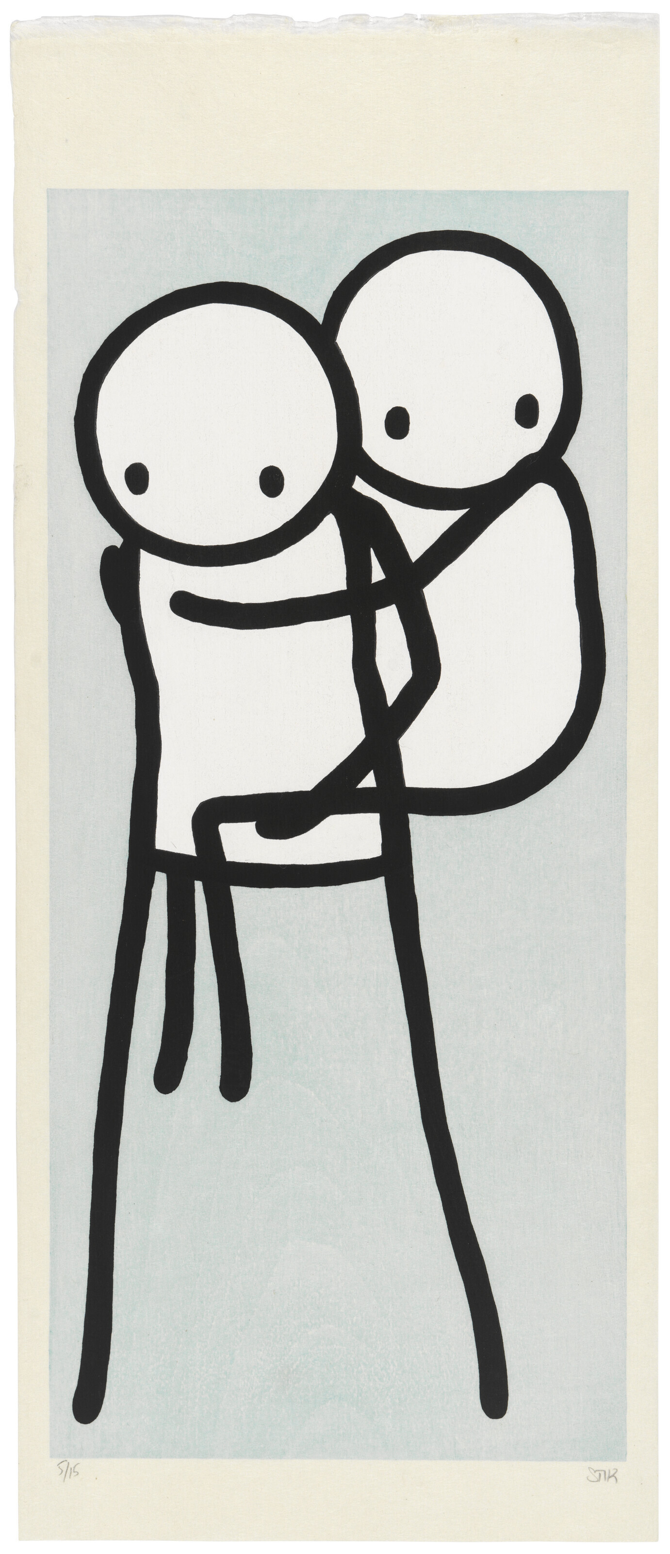 Stik — Онбу (на откидной спинке) (синий)