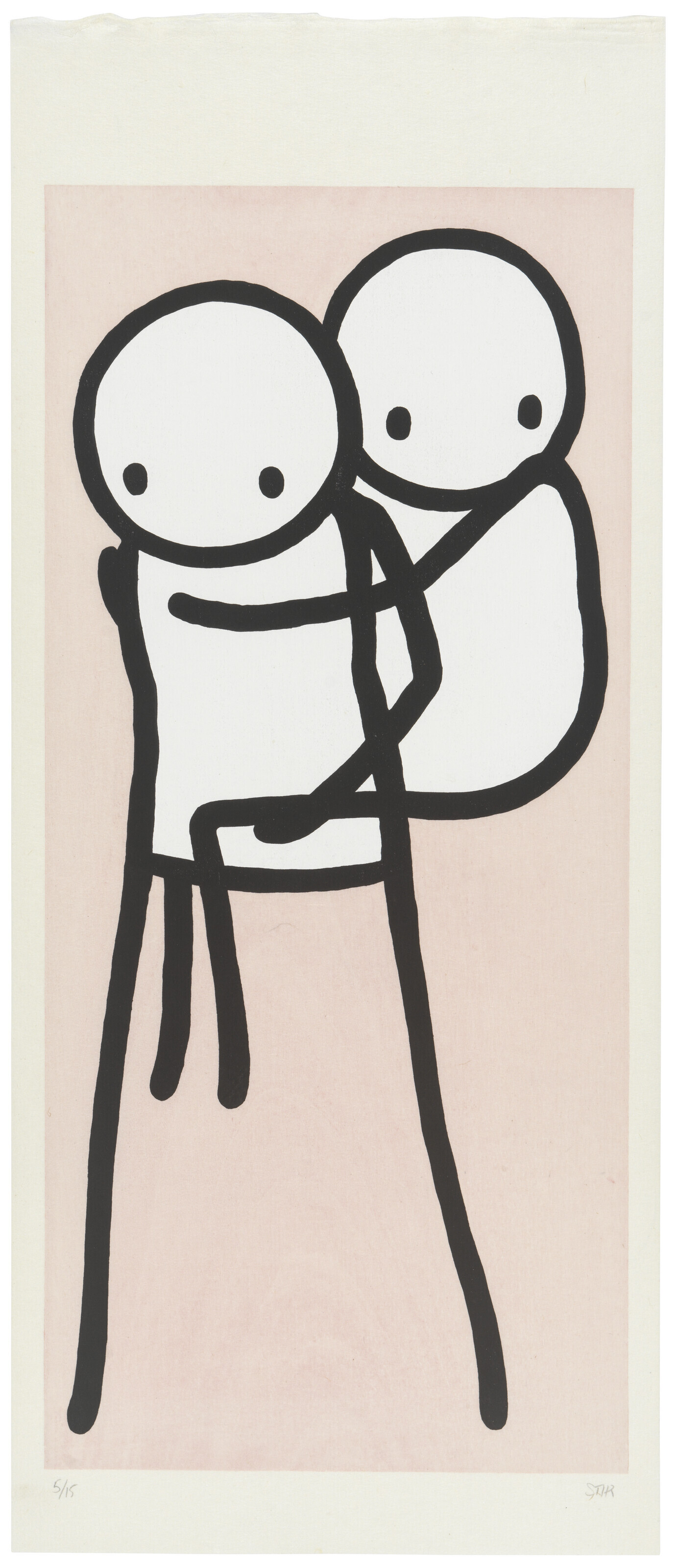 Stik — Онбу (на колесиках) (розовый)