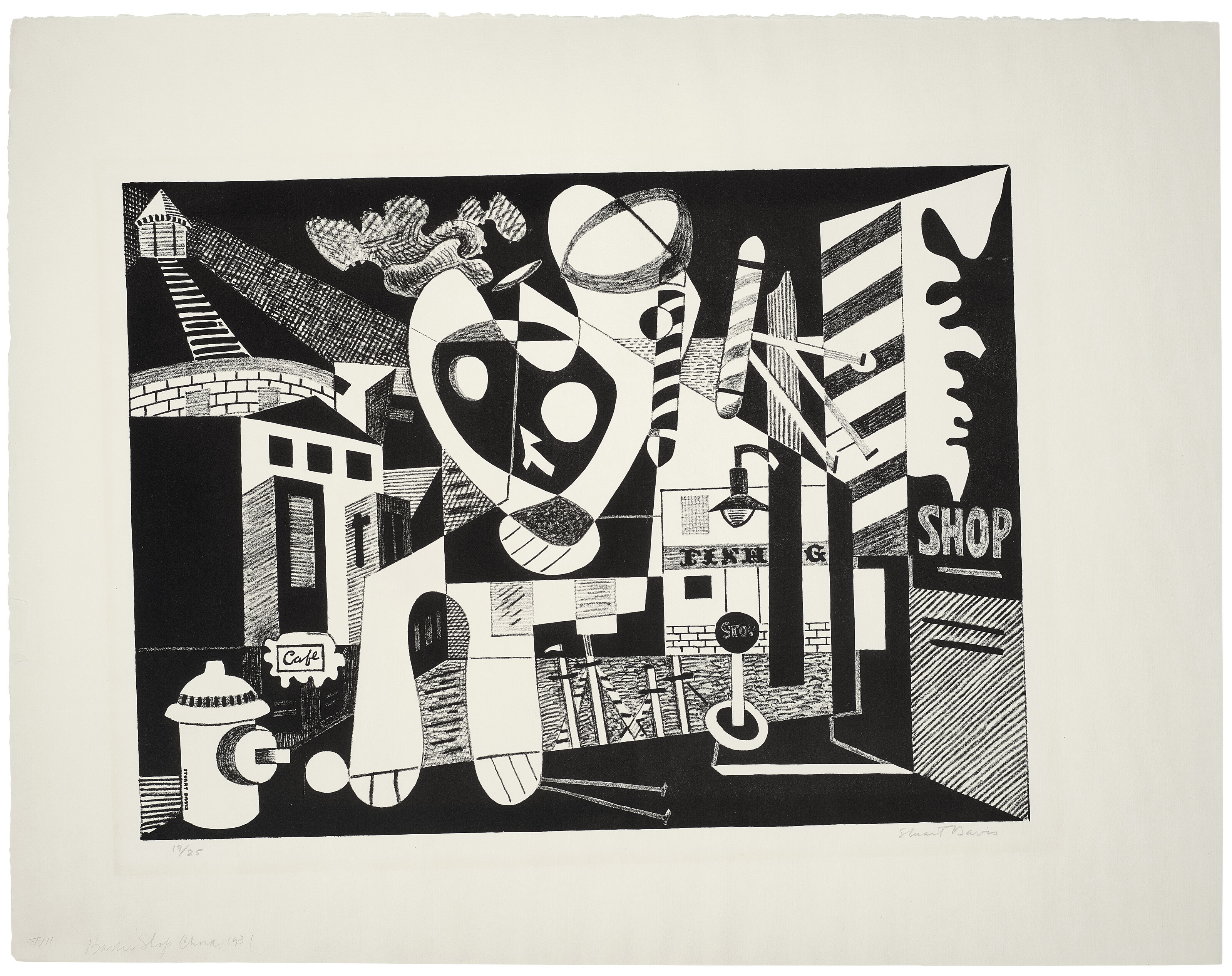 Stuart Davis — Аккорд парикмахерской, изображение 3