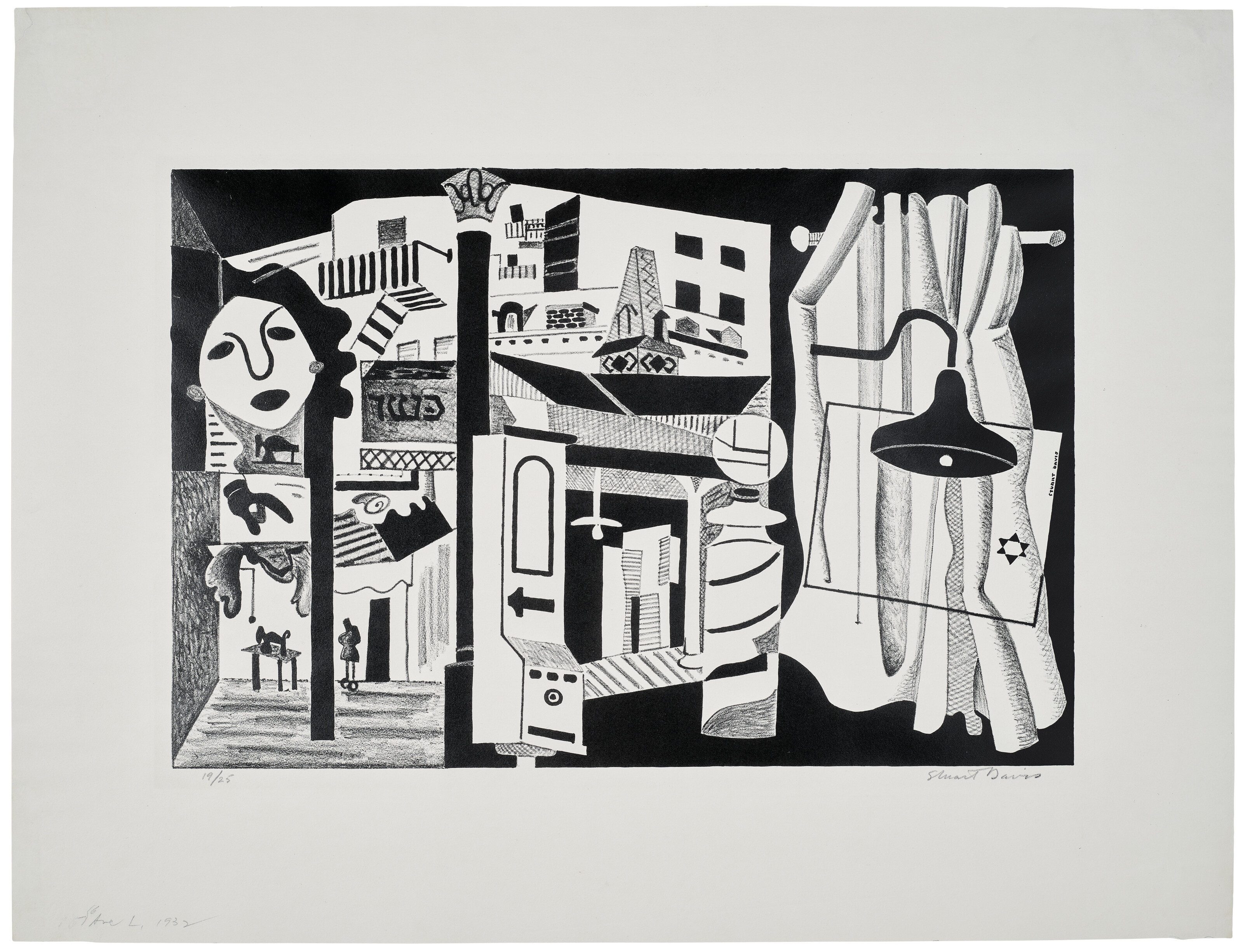 Stuart Davis — Шестая авеню Эль, изображение 3
