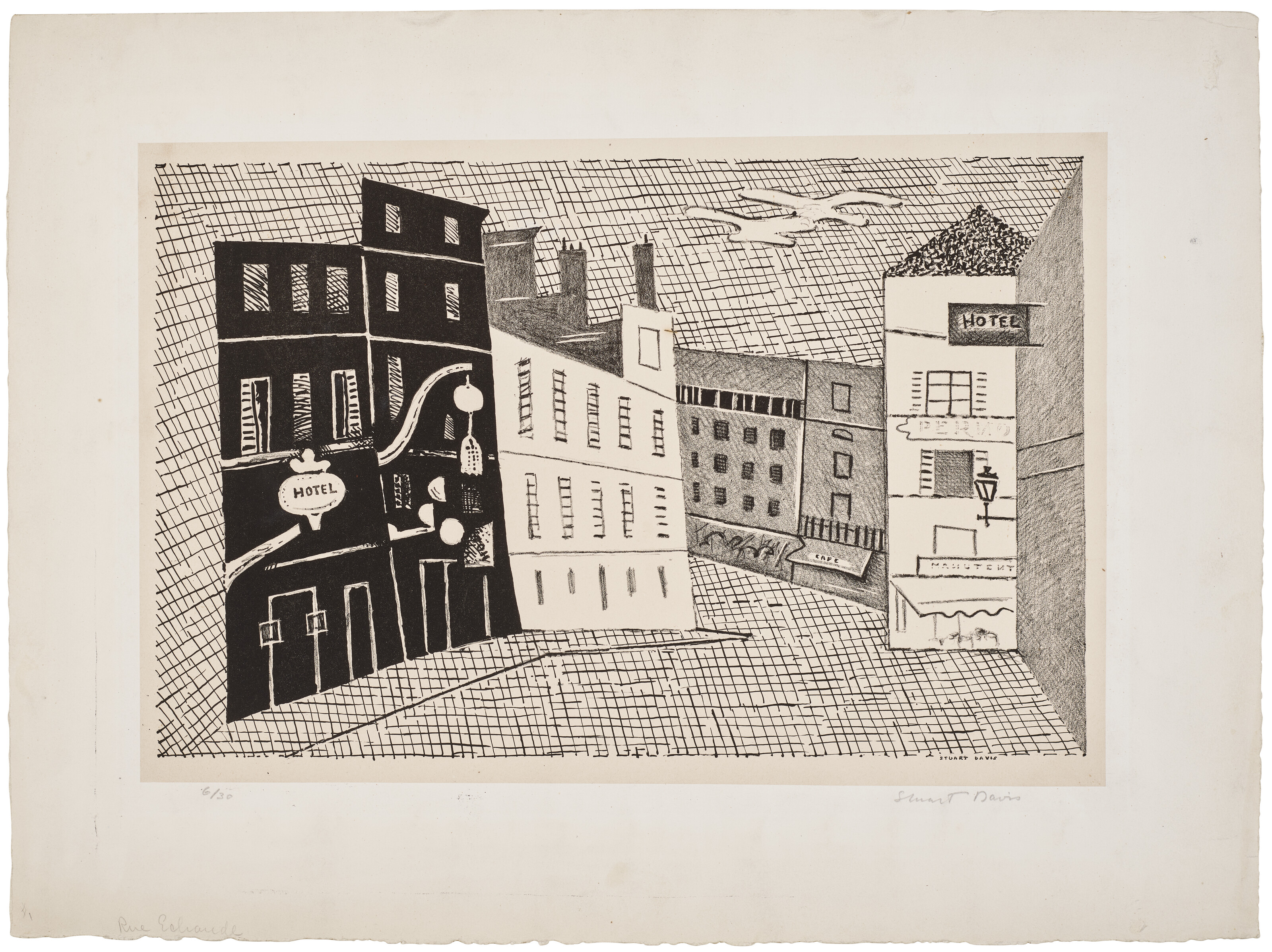 Stuart Davis — Улица Эшоде