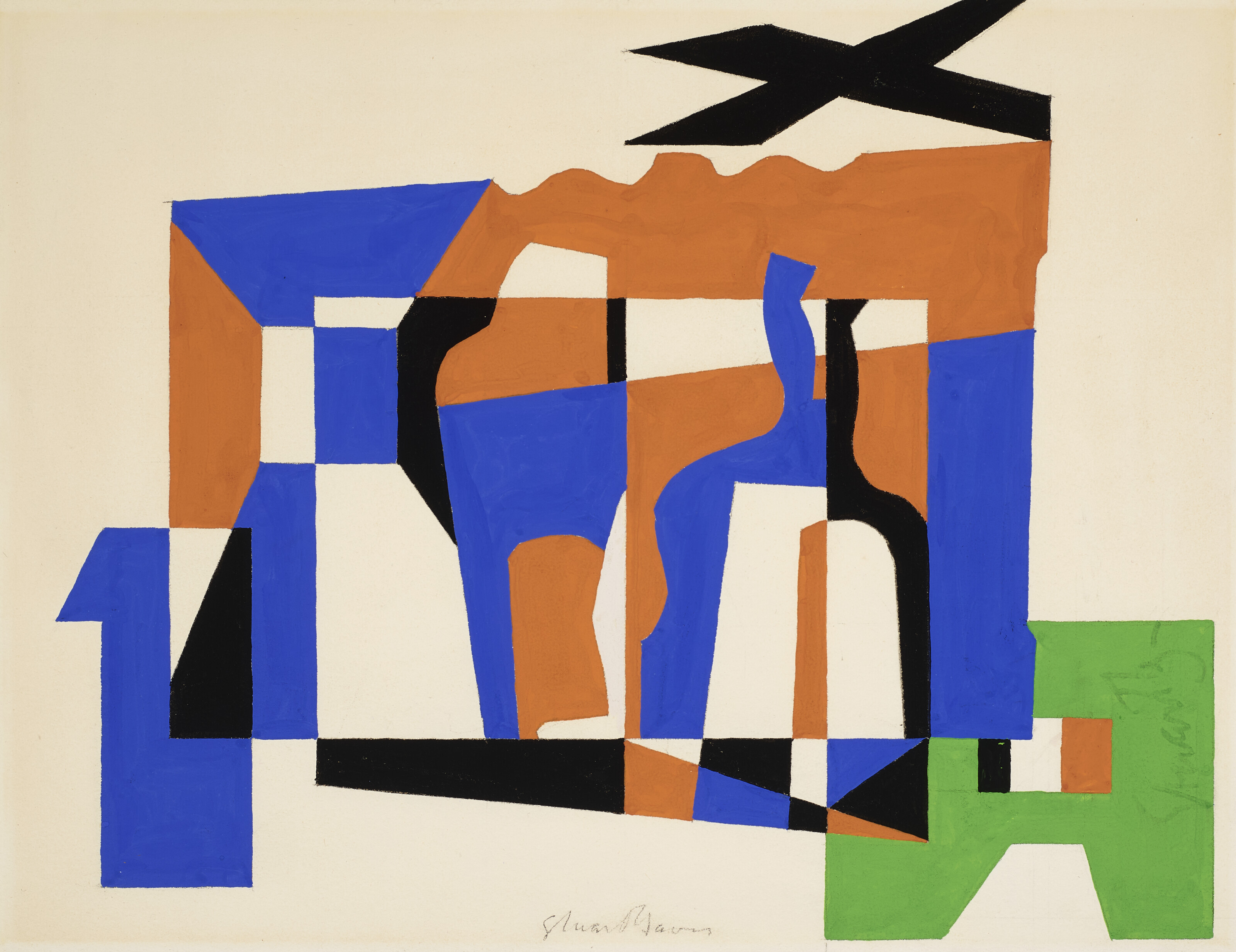 Stuart Davis — Подземный переход №2