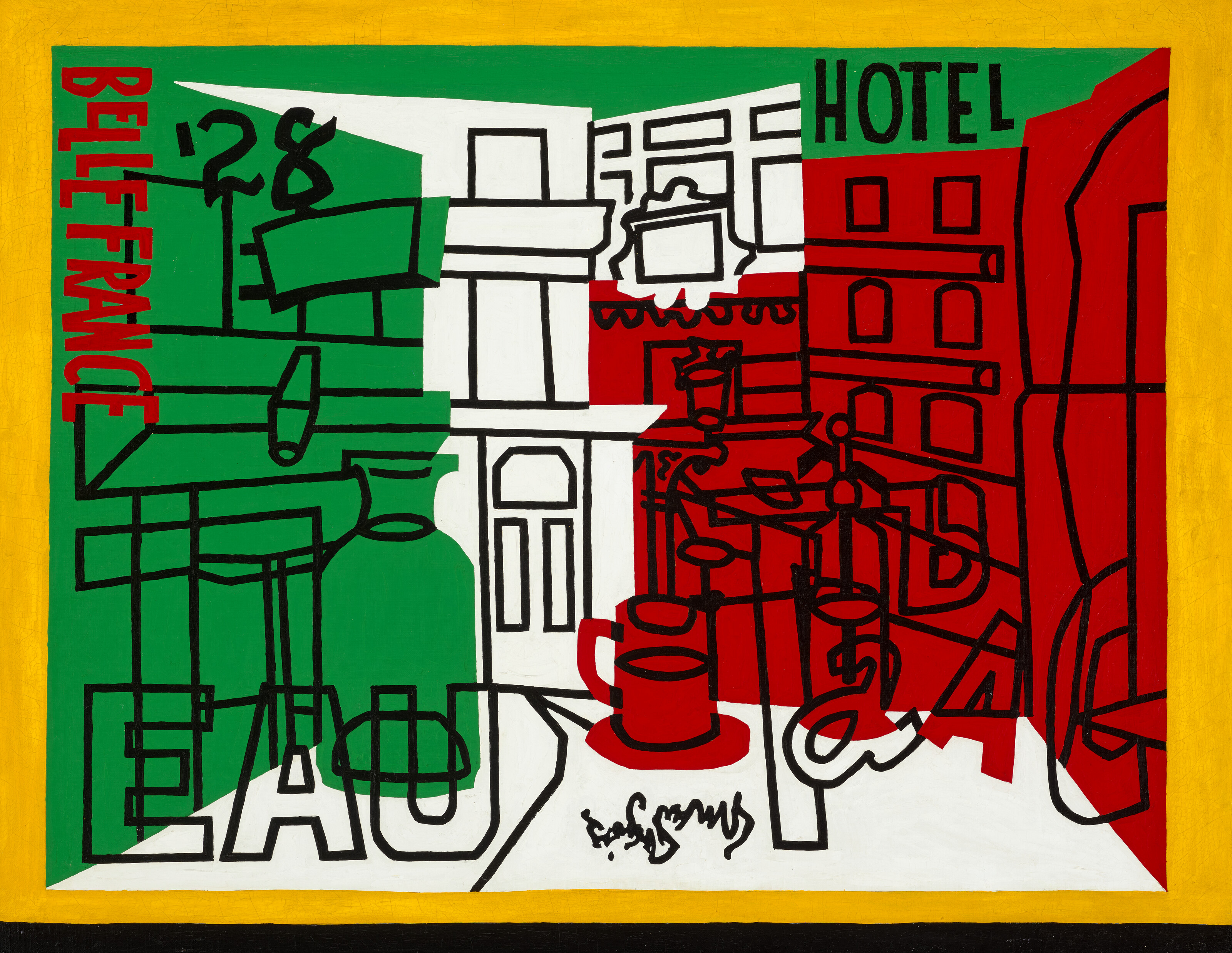 Stuart Davis — Этюд для "Парижского эпизода"