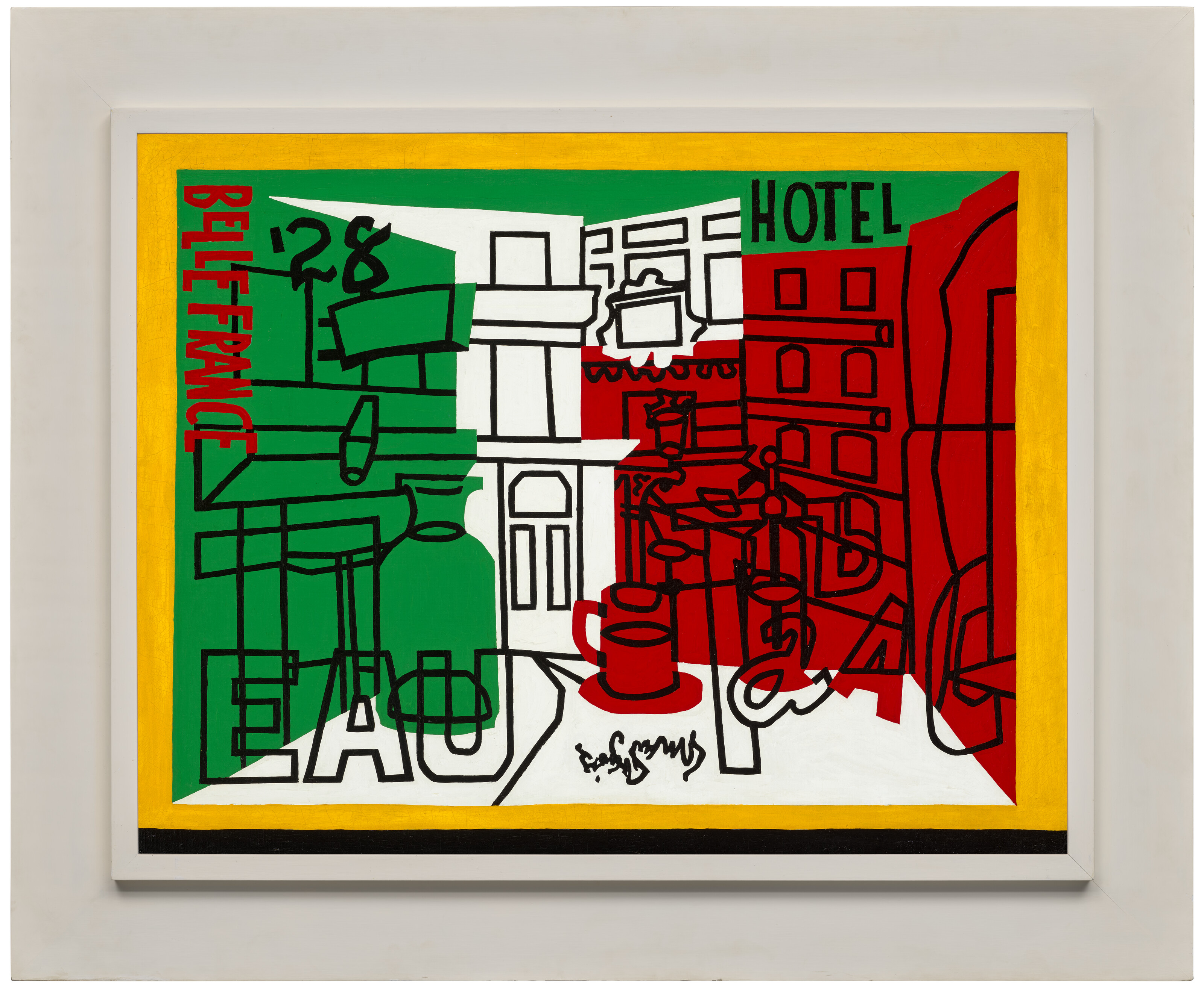 Stuart Davis — Этюд для "Парижского эпизода", изображение 2