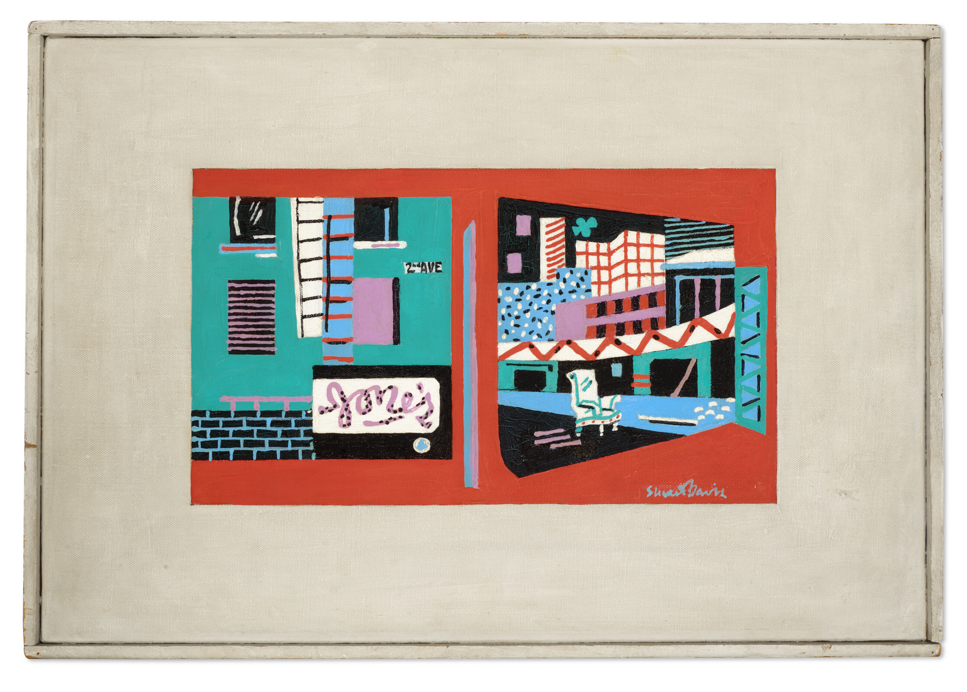 Stuart Davis — Нью-Йоркская улица, изображение 2