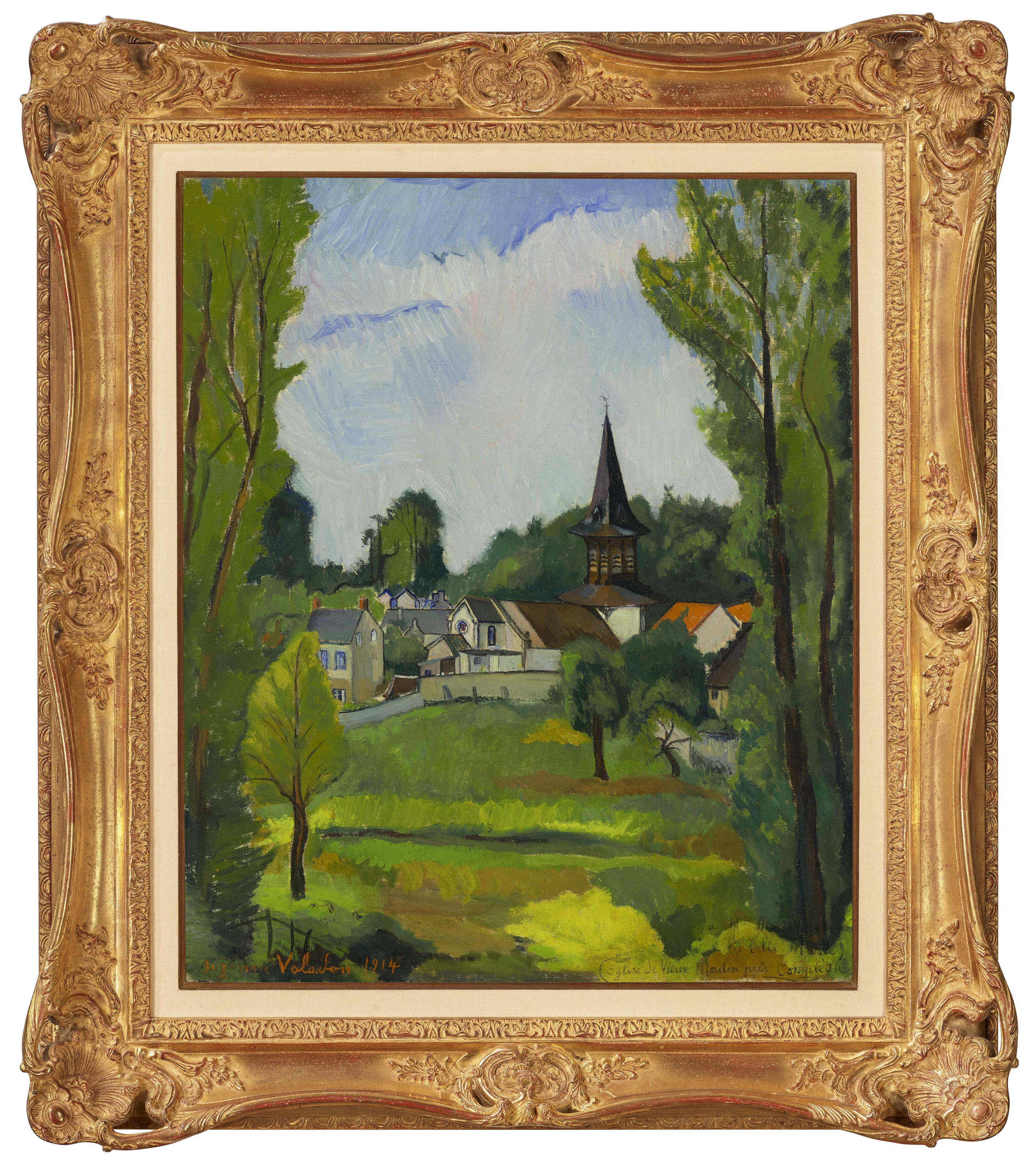 Suzanne Valadon — Прогулка по старому Мулен-пре-Компьену (Уаза), изображение 2