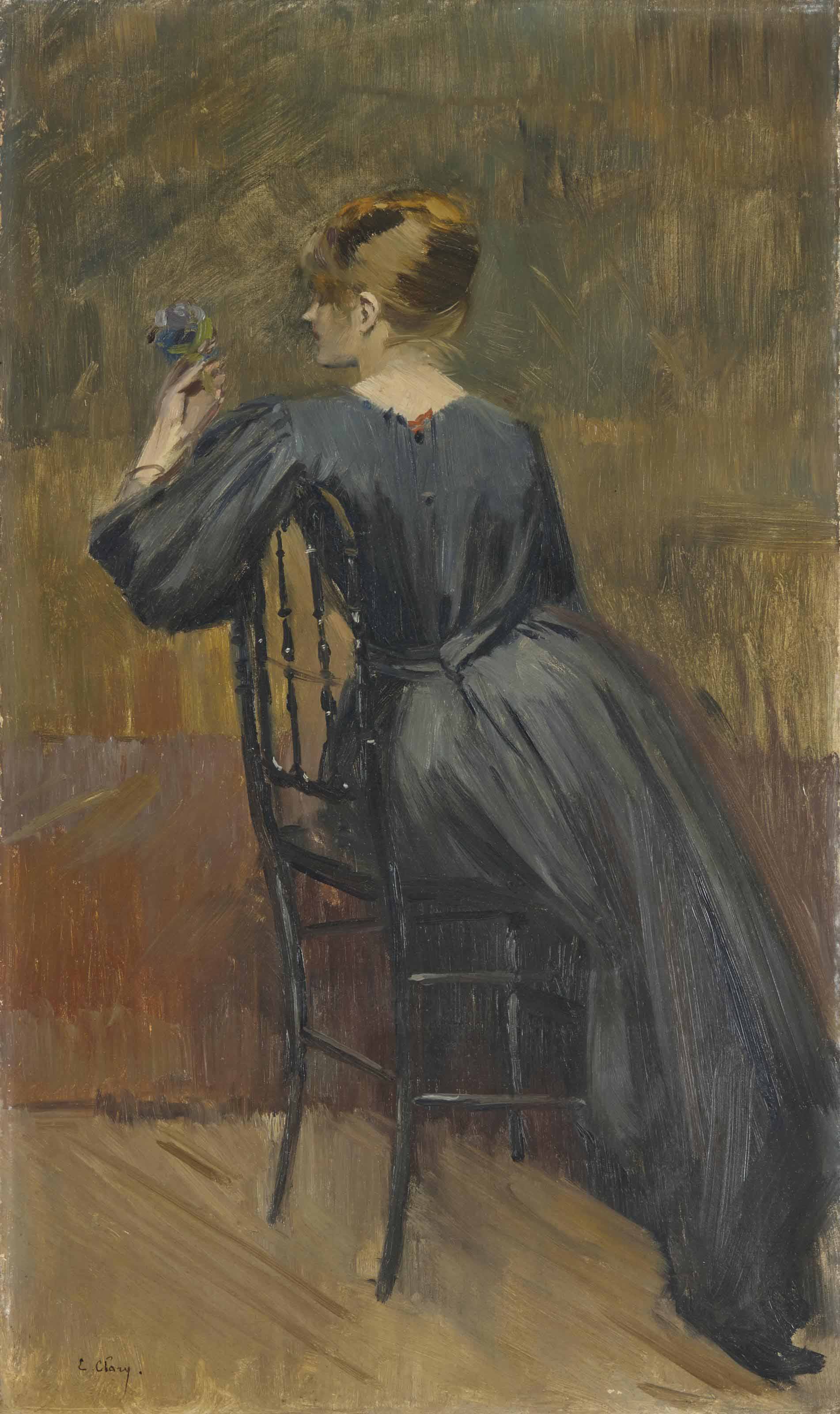 Suzanne Valadon — Портрет Сюзанны Валадон (1865-1938), 20 лет