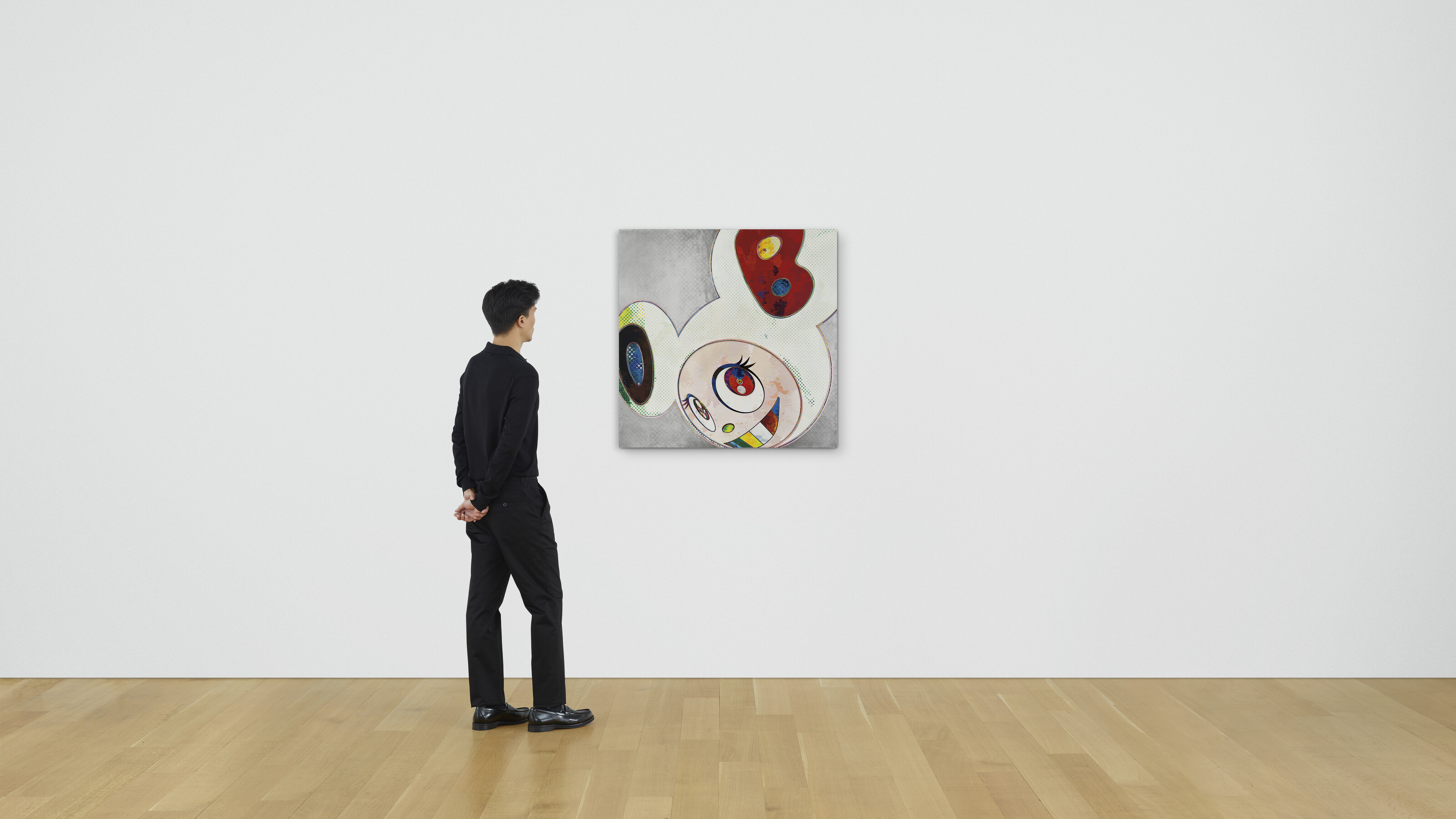 Takashi Murakami — А затем x 6 (Платиновый и белый: метод Superflat), изображение 4