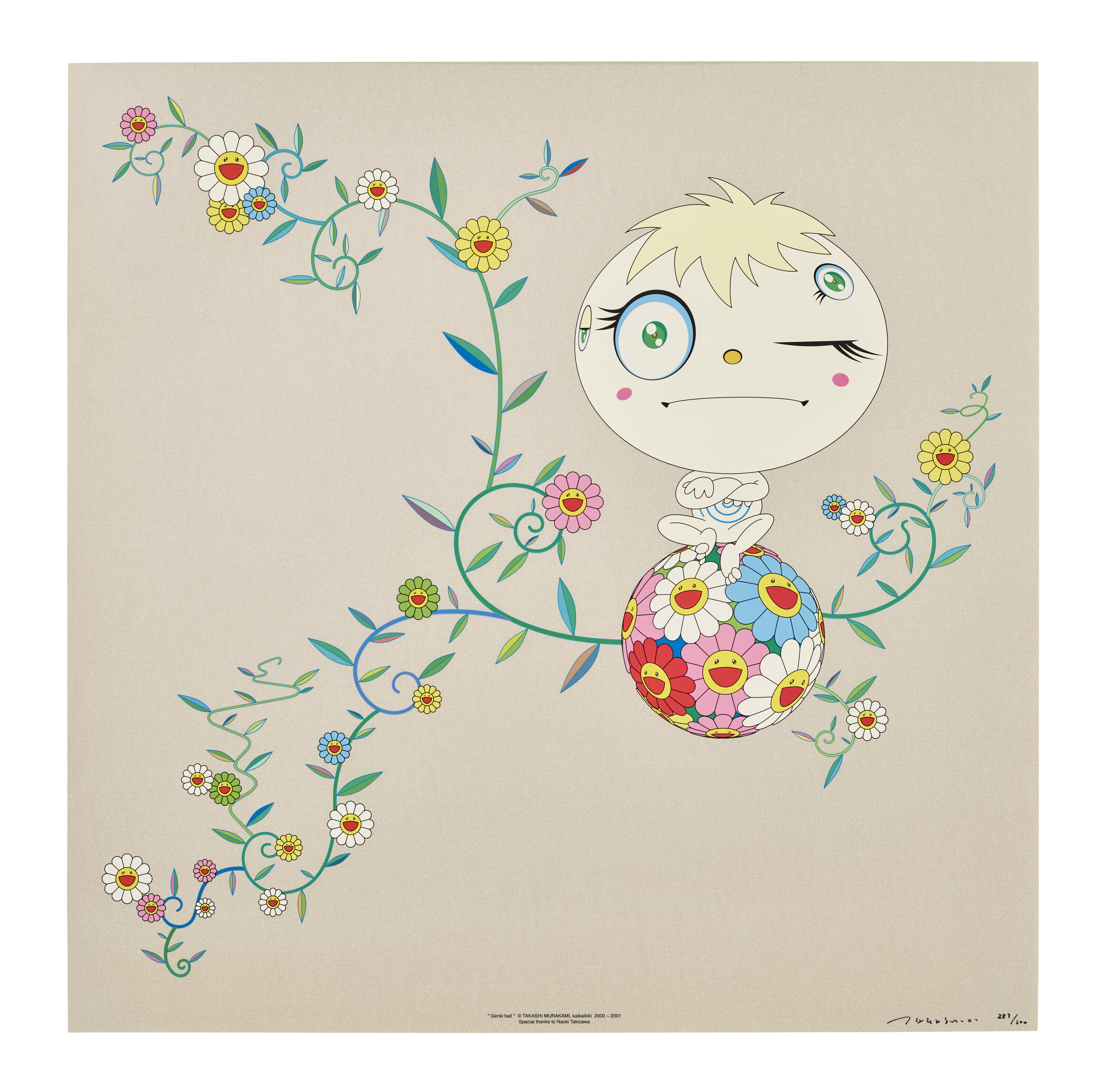 Takashi Murakami — Восемнадцать гравюр художника, изображение 12