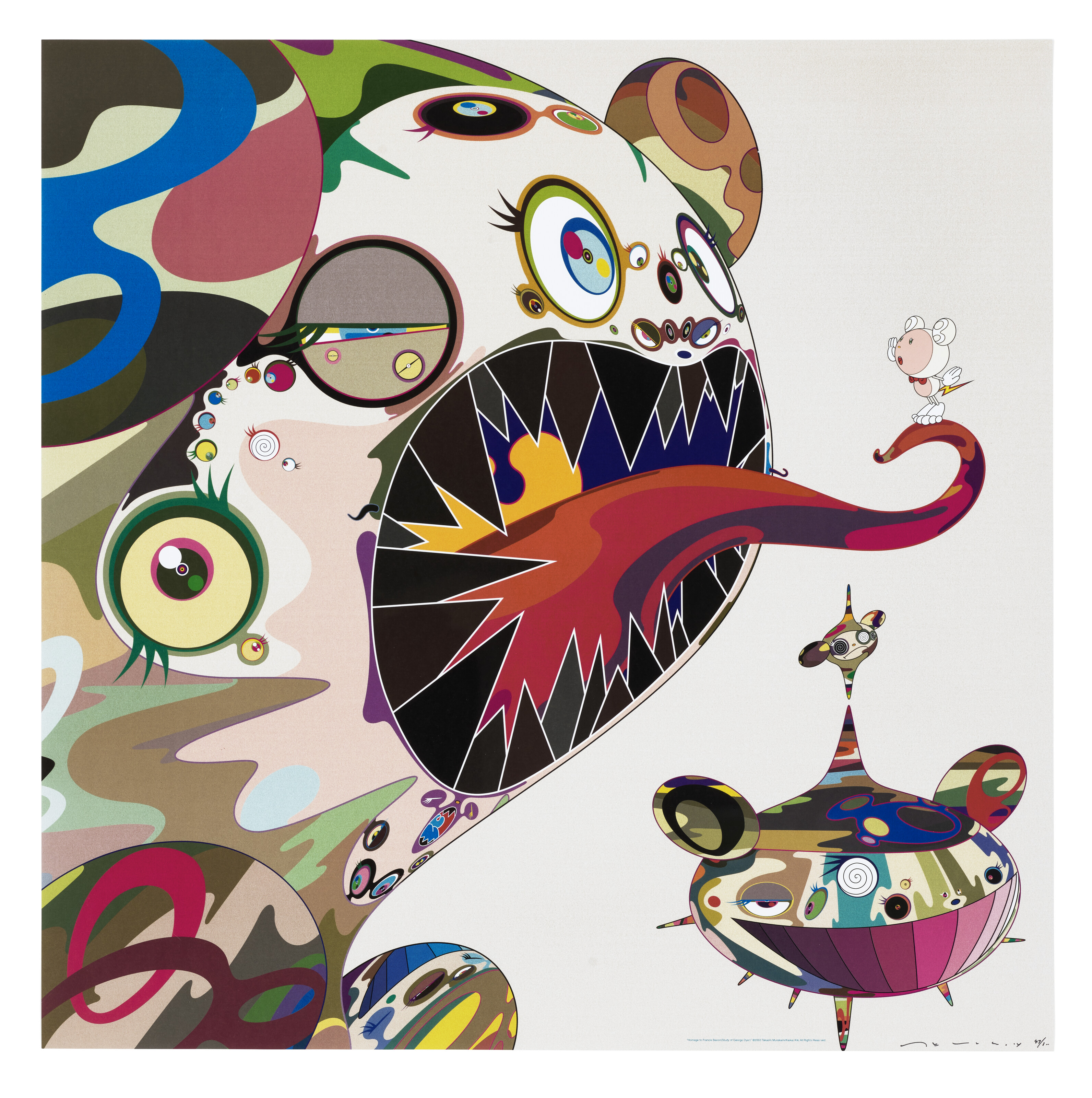 Takashi Murakami — Две гравюры художника, изображение 2