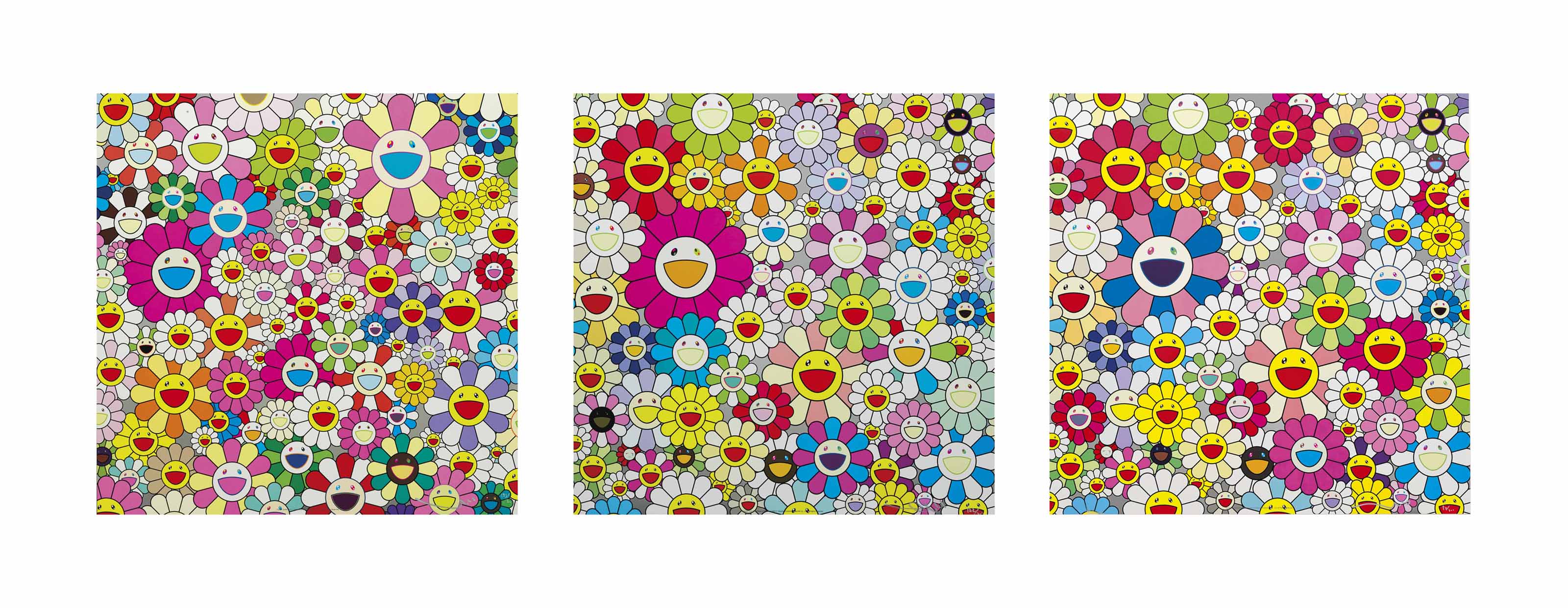 Takashi Murakami — Три гравюры художника