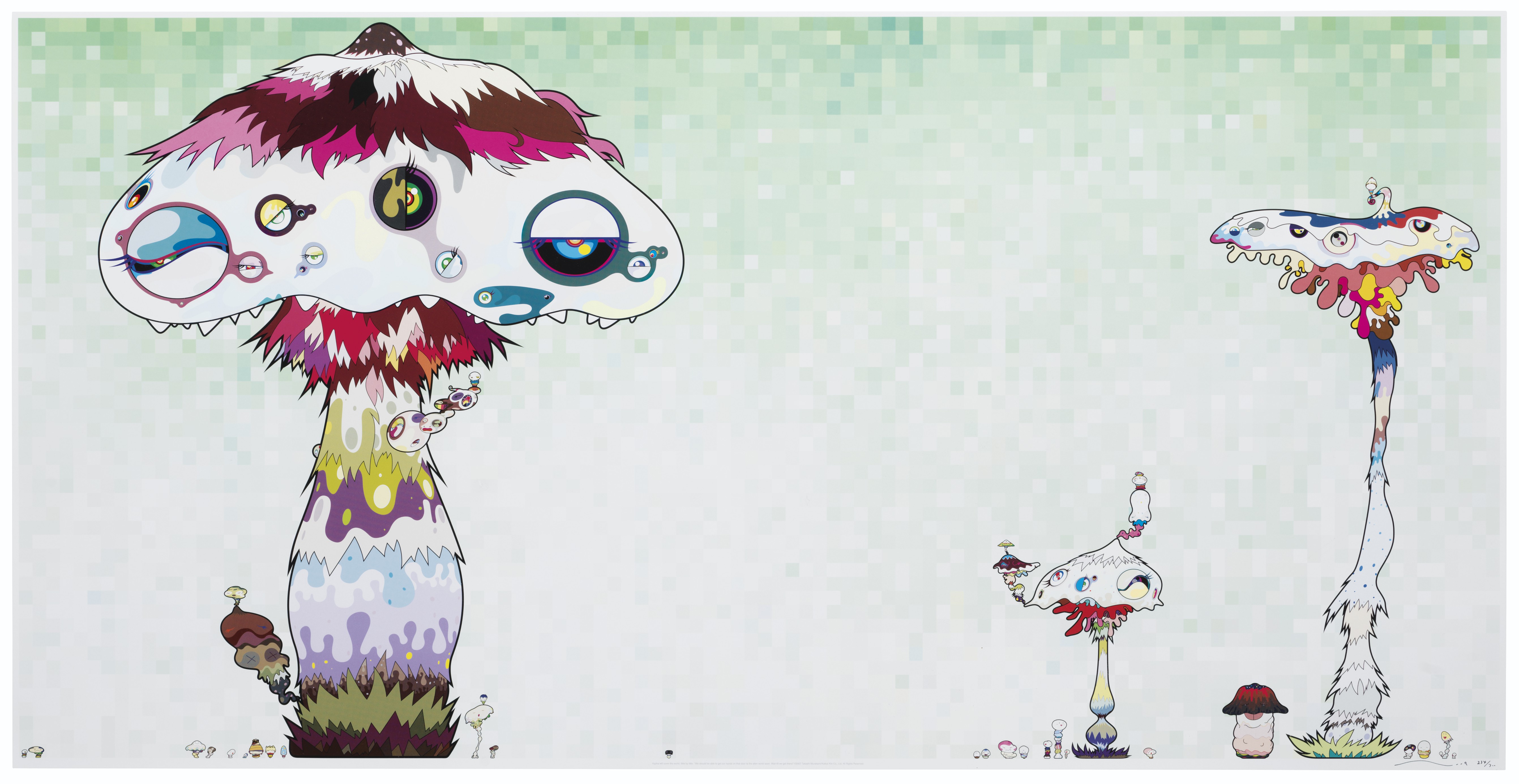 Takashi Murakami — Четыре гравюры художника, изображение 3