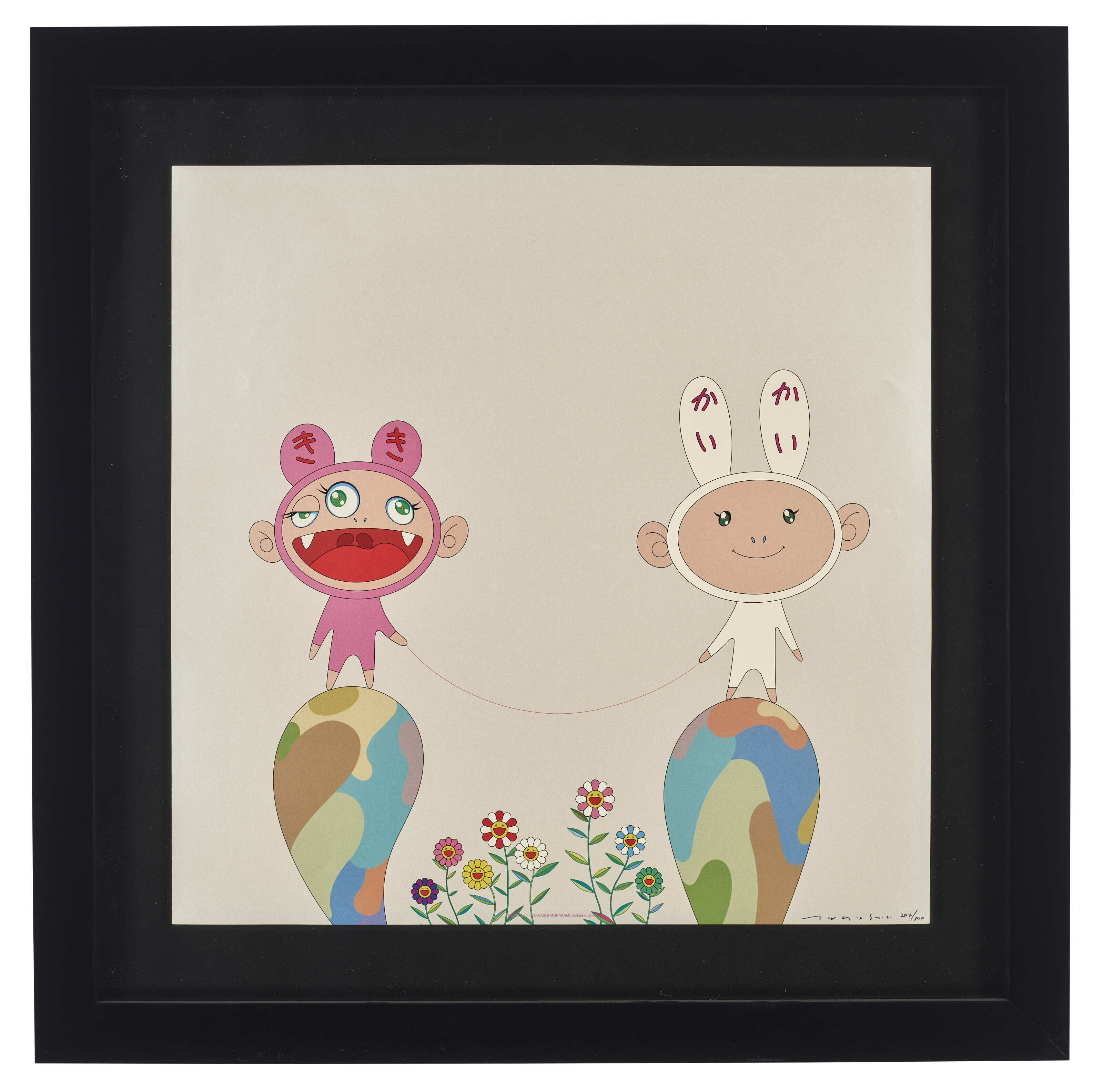 Takashi Murakami — Три гравюры художника, изображение 2