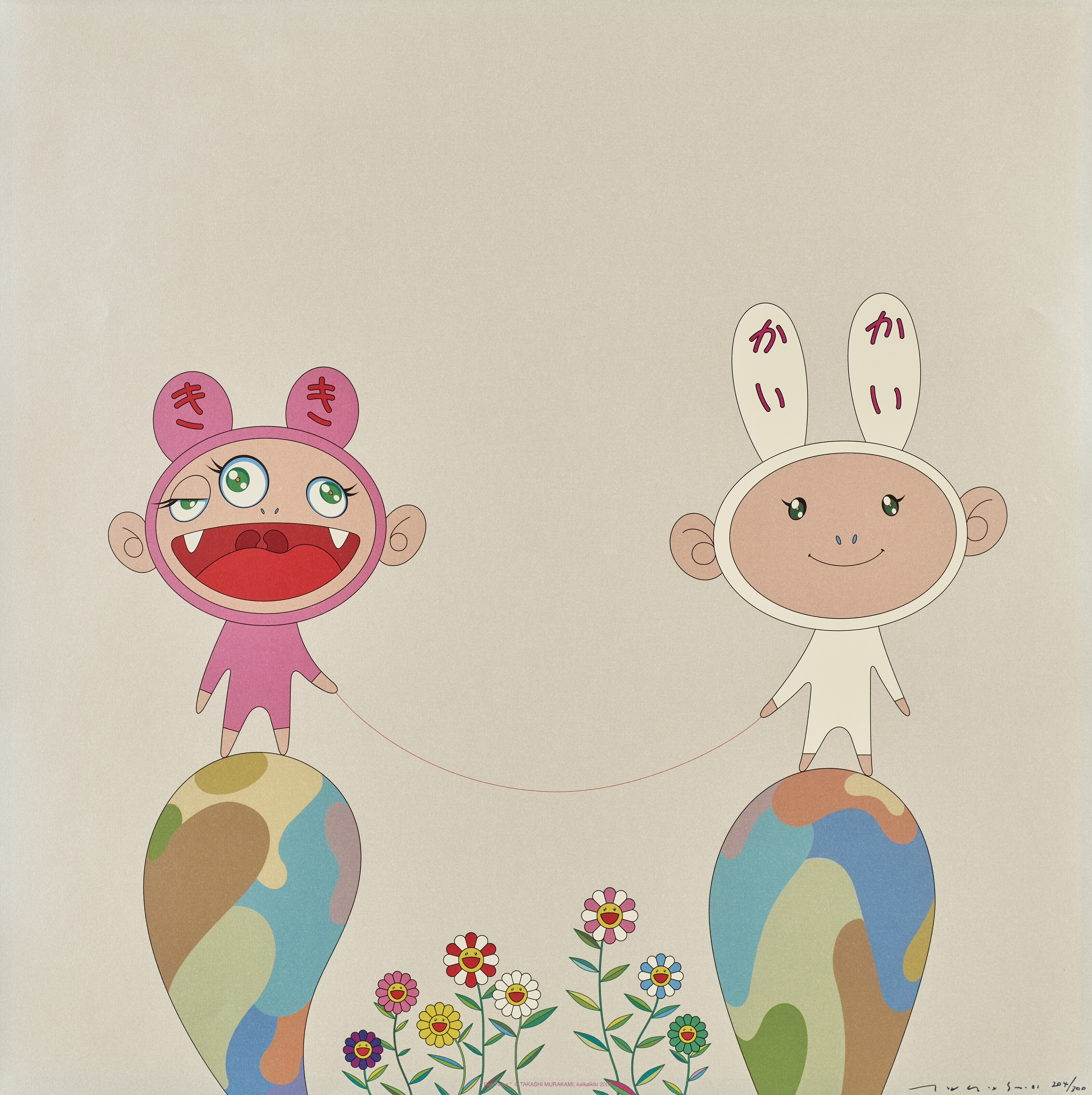 Takashi Murakami — Три гравюры художника, изображение 5