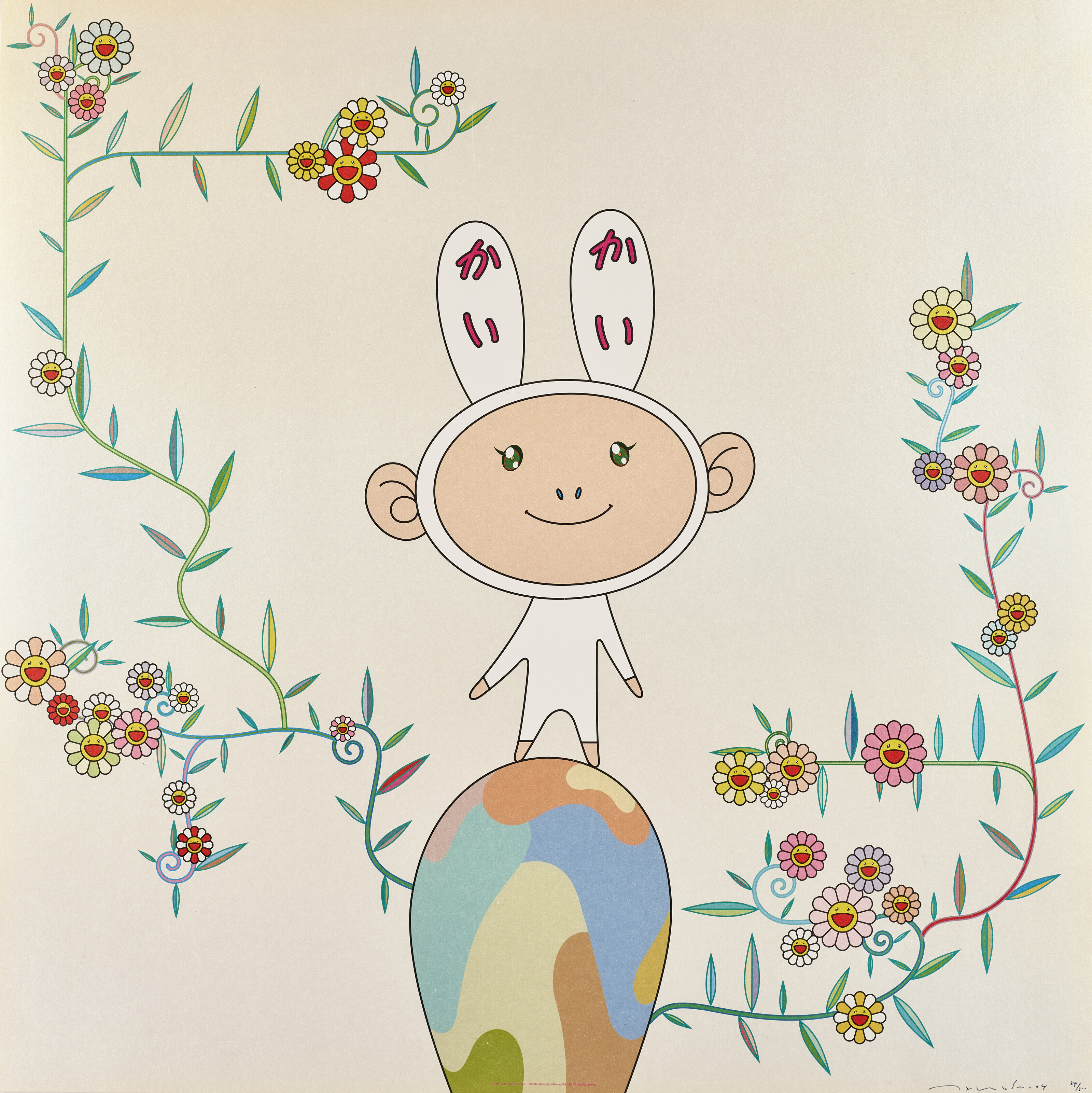 Takashi Murakami — Три гравюры художника, изображение 6