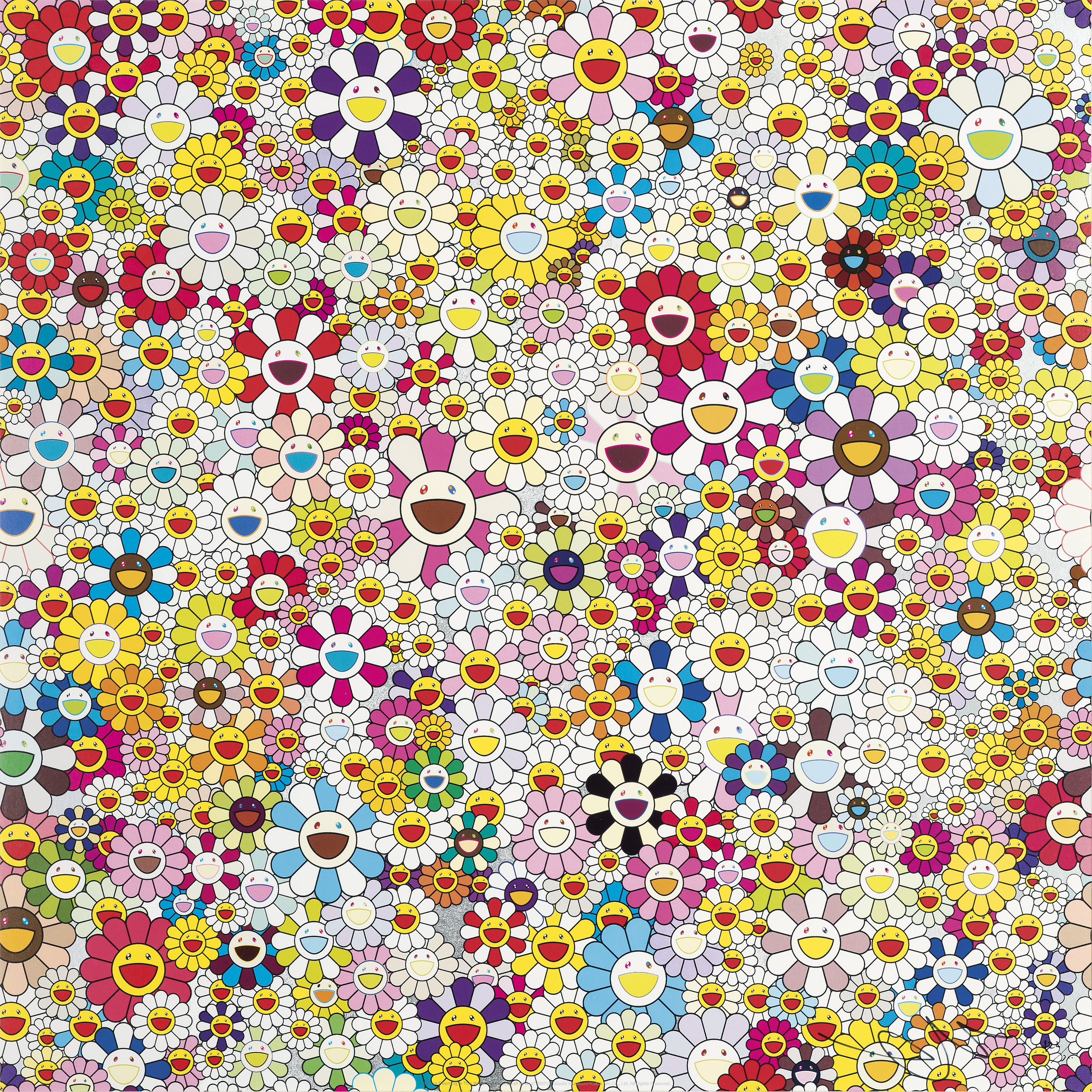 Takashi Murakami — И затем x 6 (Красный: Метод Superflat), изображение 3