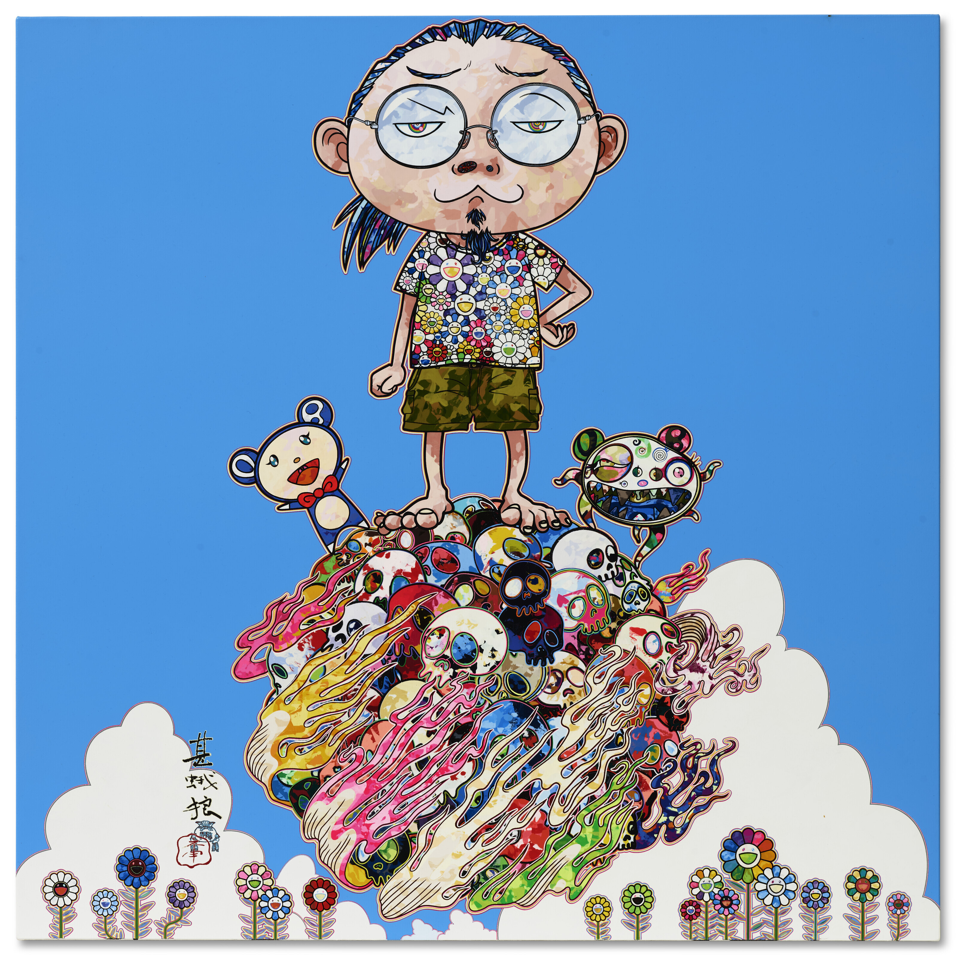 Takashi Murakami — ДОБ и я: Под Лазурным небом, Среди Смерти и цветов.