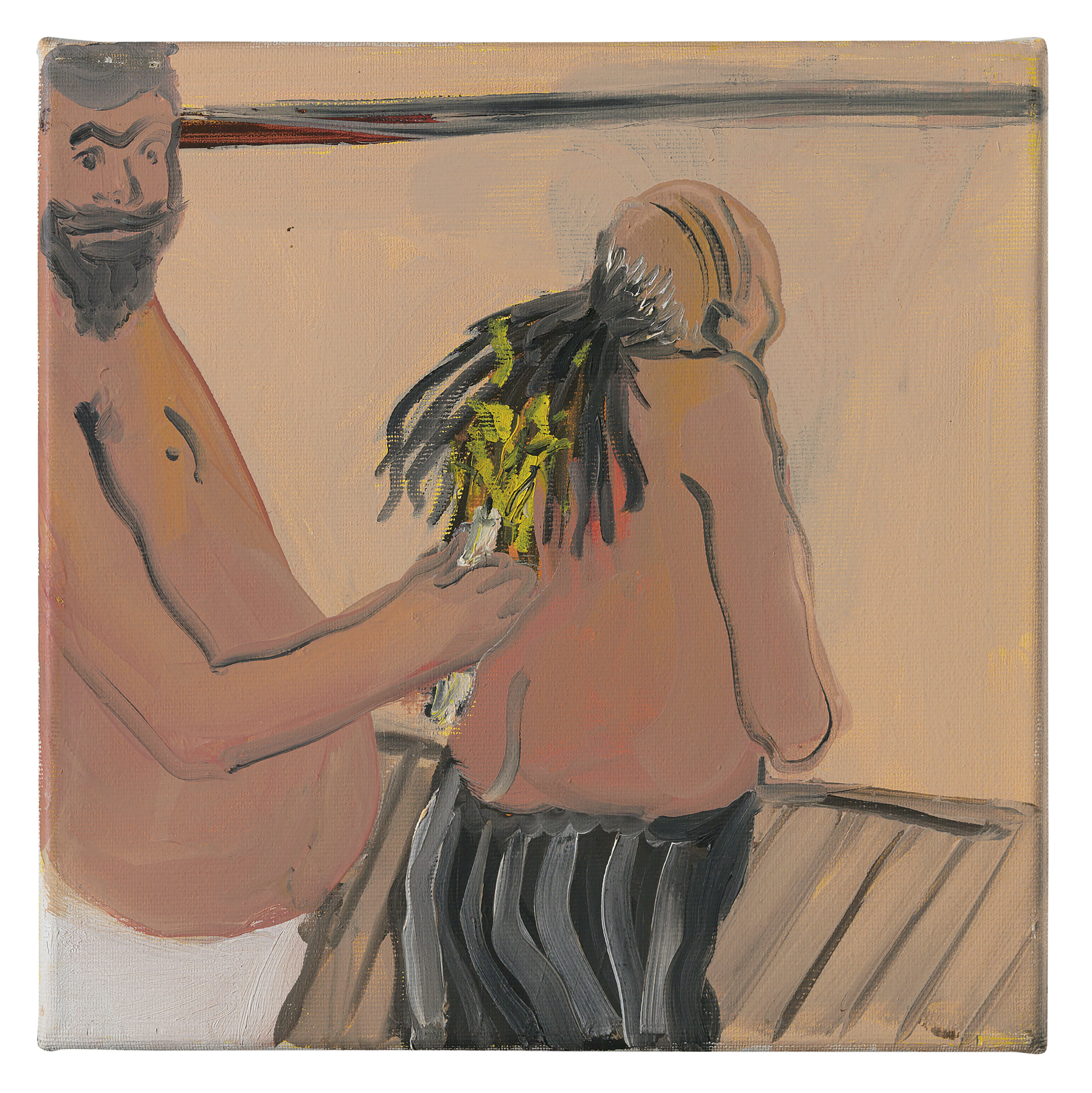 Tala Madani — (i) Оранжевый ожог, (ii) Горящие волосы, (iii) Перетягивание каната, (iv) Розовый торт., изображение 4