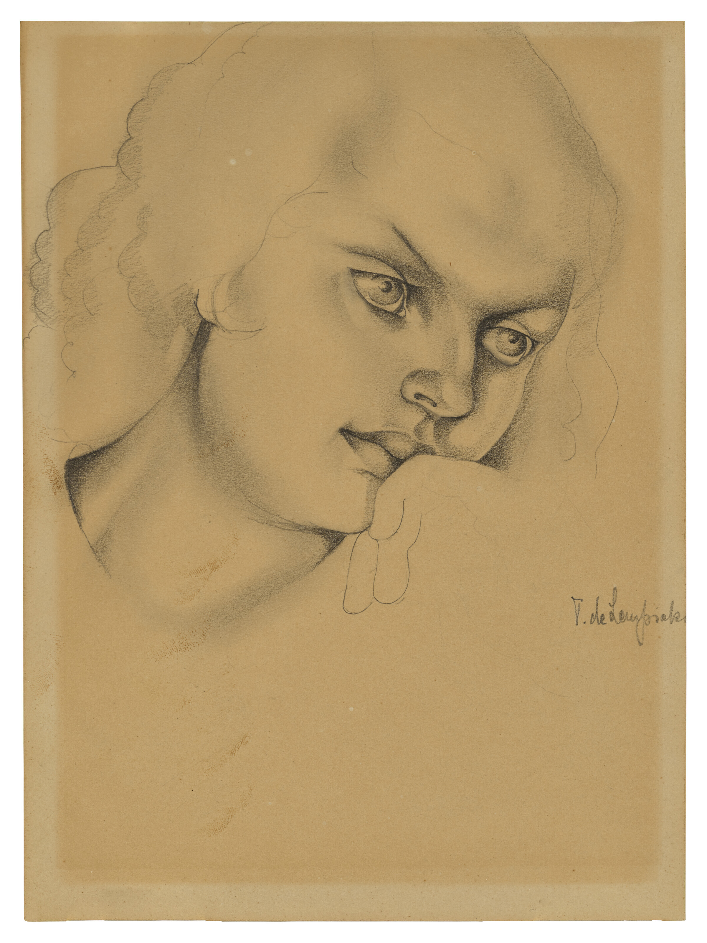Tamara de Lempicka — Портрет молодой женщины, изображение 2