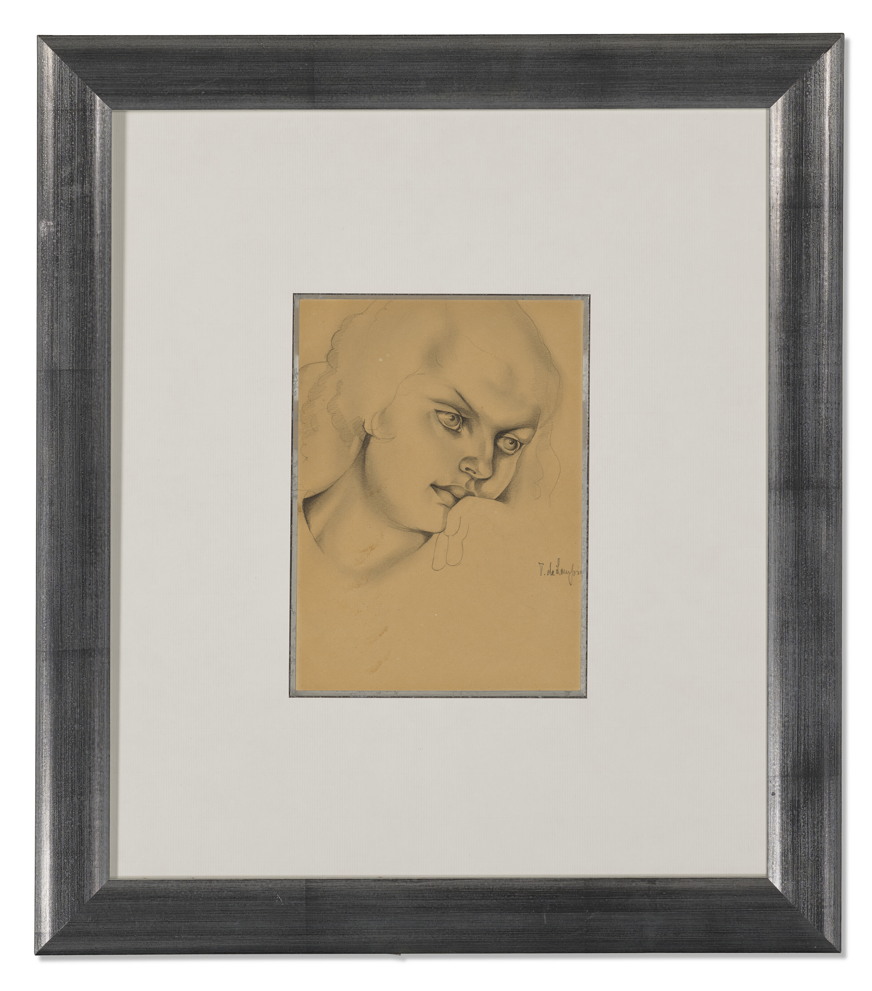 Tamara de Lempicka — Портрет молодой женщины, изображение 4