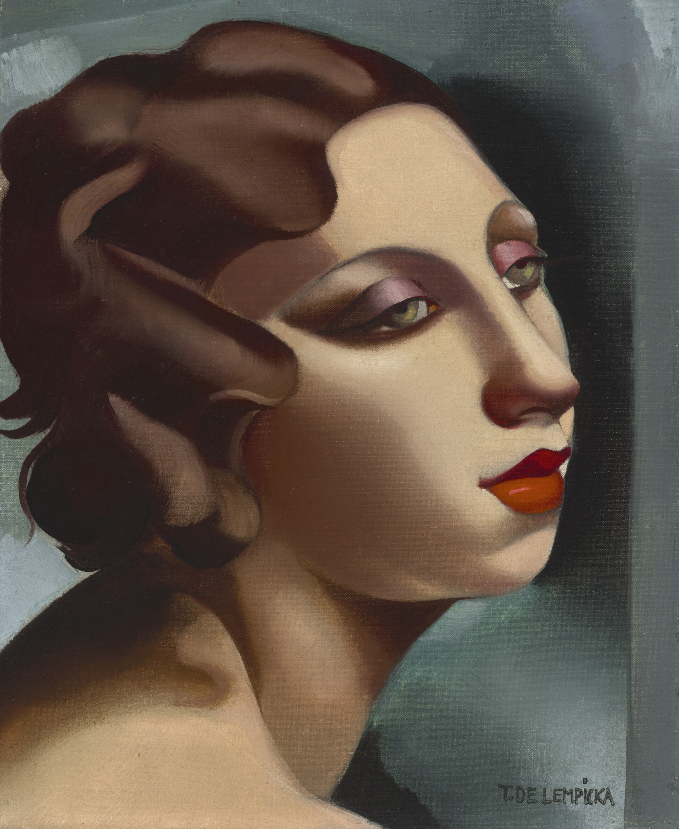 Tamara de Lempicka — Портрет молодой женщины