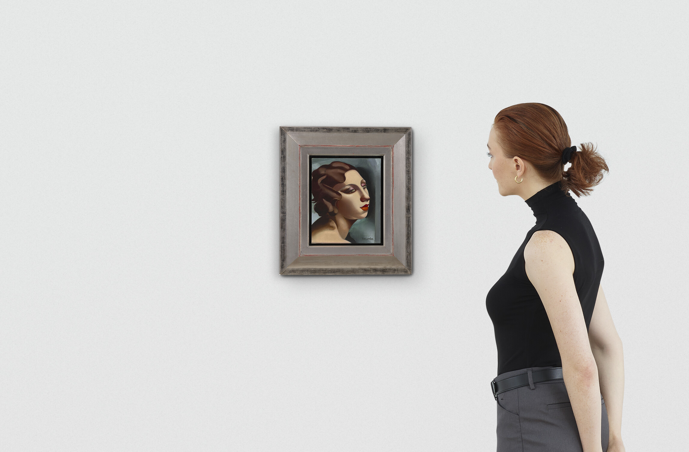 Tamara de Lempicka — Портрет молодой женщины, изображение 5