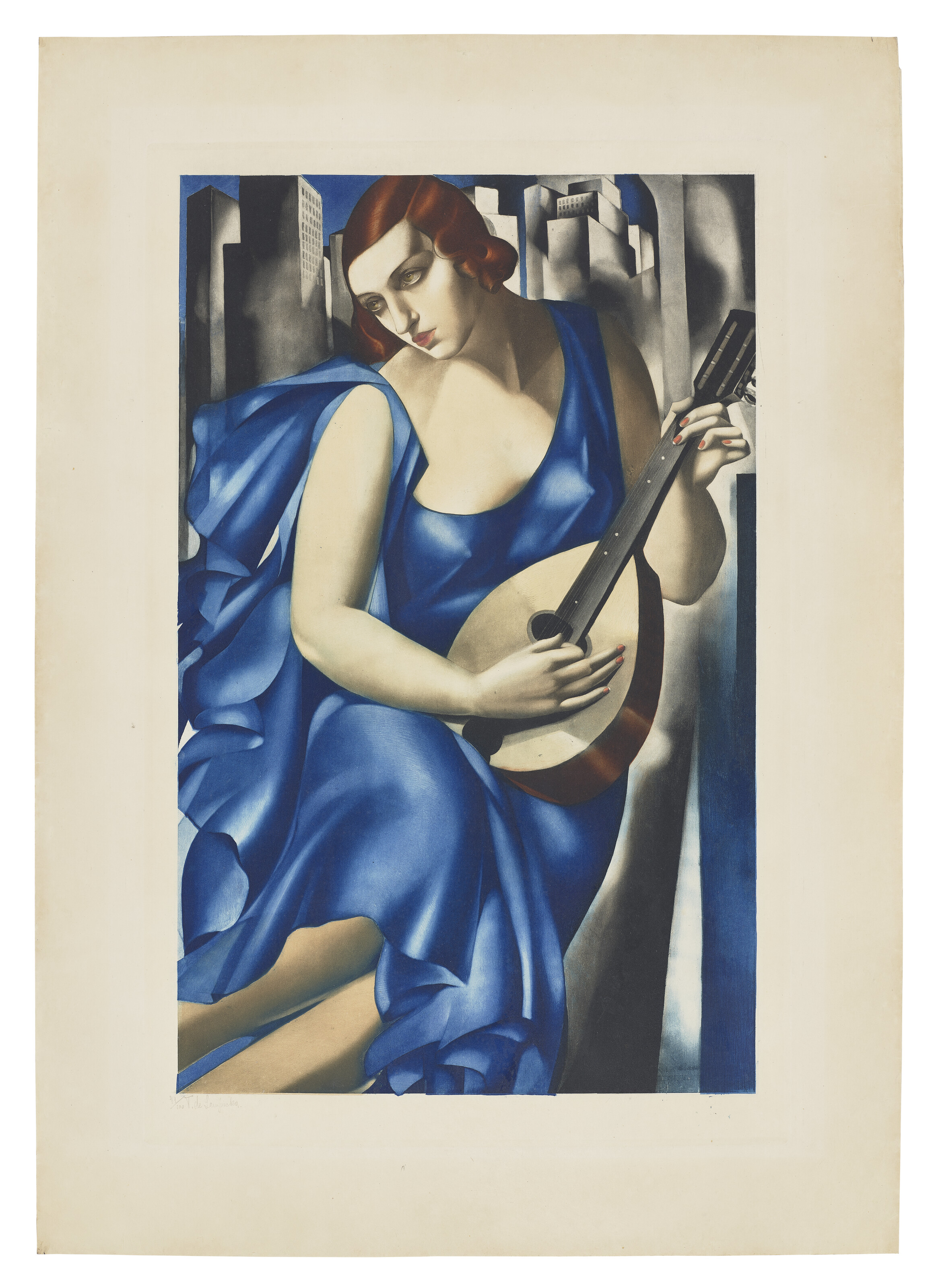 Tamara de Lempicka — Женщина на мандолине