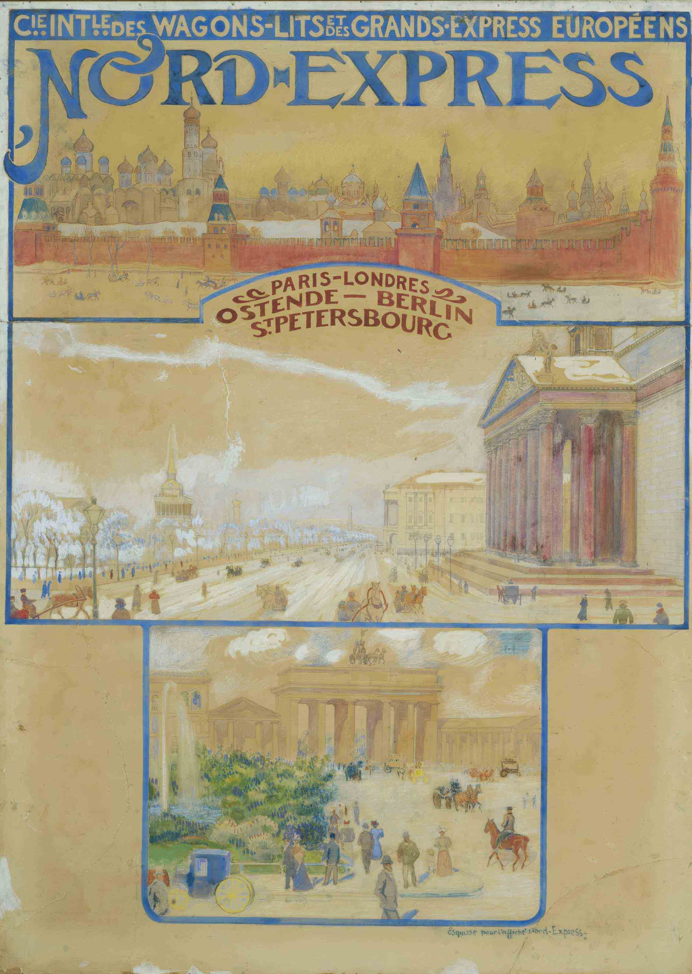 Theo van Rysselberghe — Северный Экспресс (Проект для компании по производству вагонов)