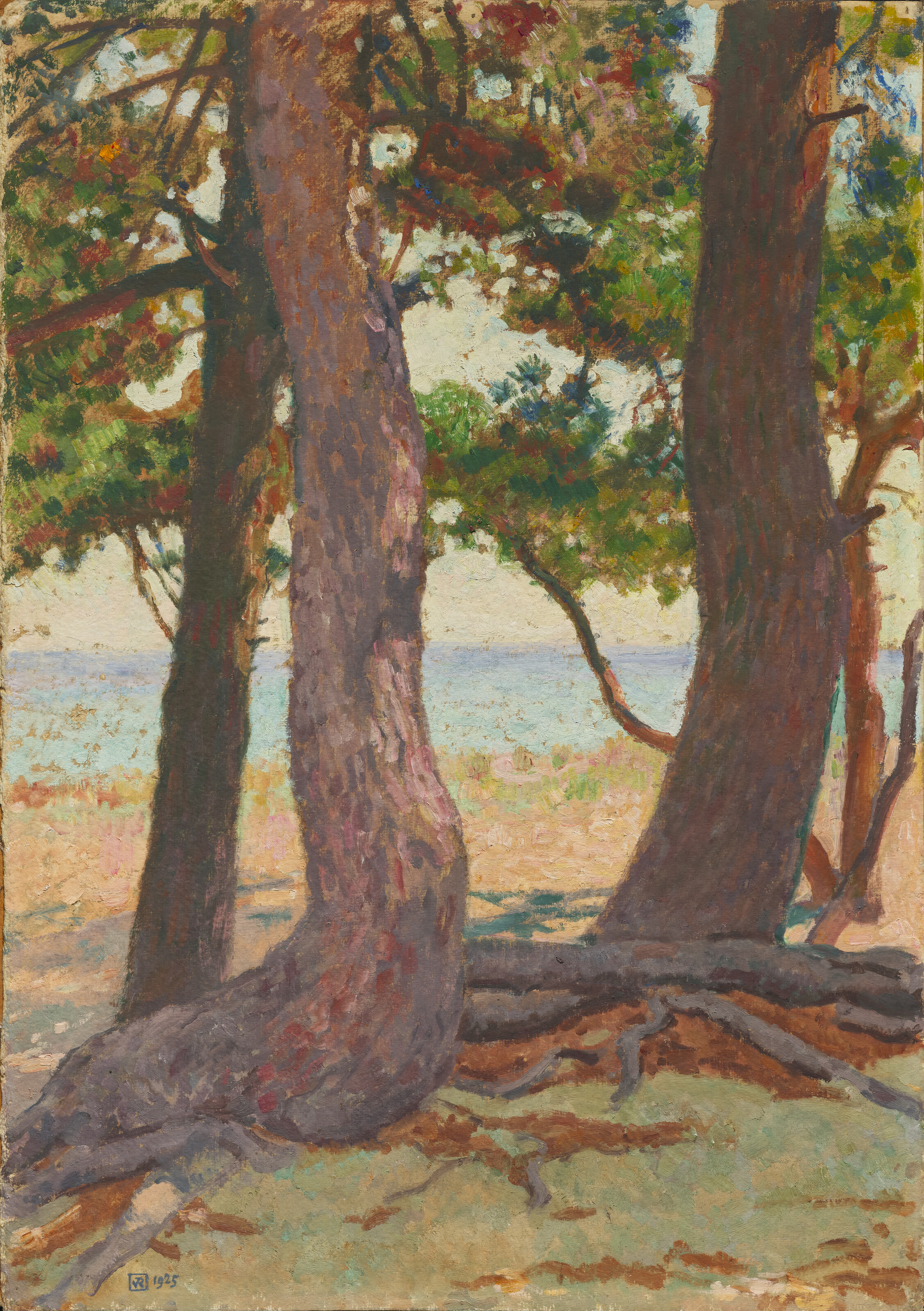 Theo van Rysselberghe — Три трона из булавок / Большие булавки (Этюд из булавок)