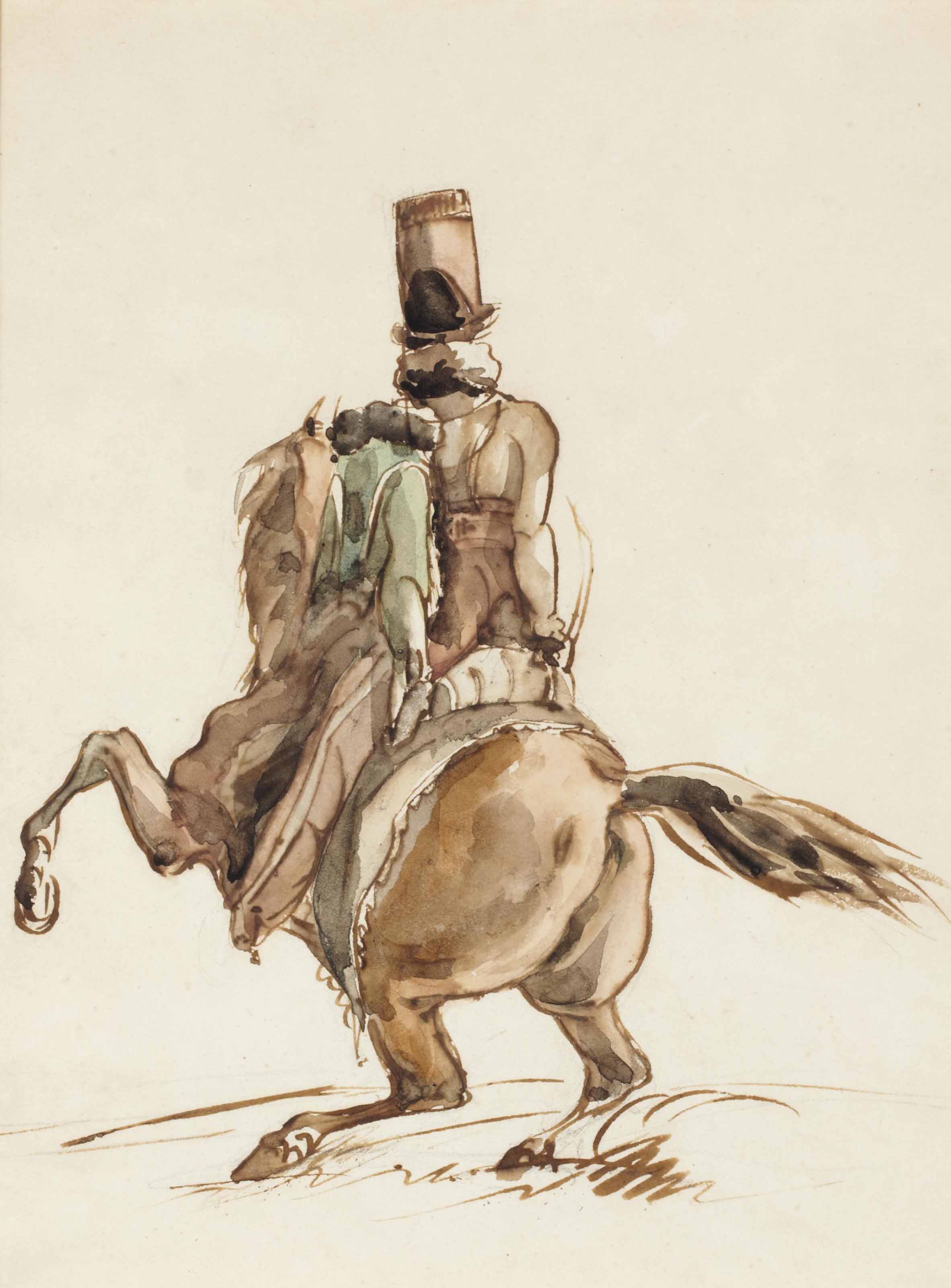 Théodore Géricault — Гусар в доспехах, ты такой