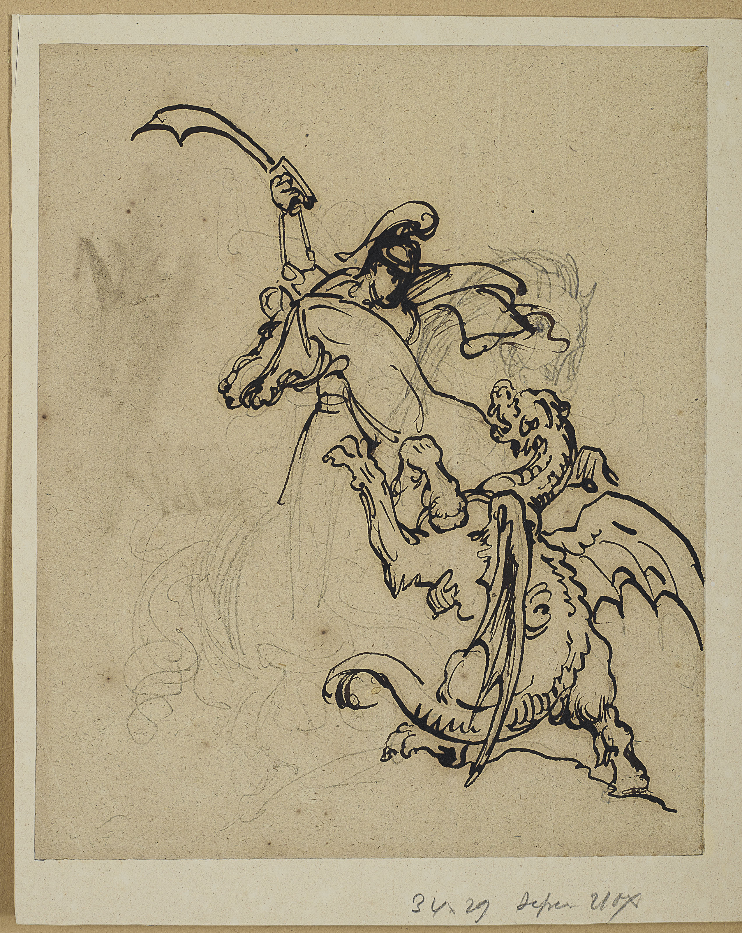 Théodore Géricault — Святой Георгий и дракон