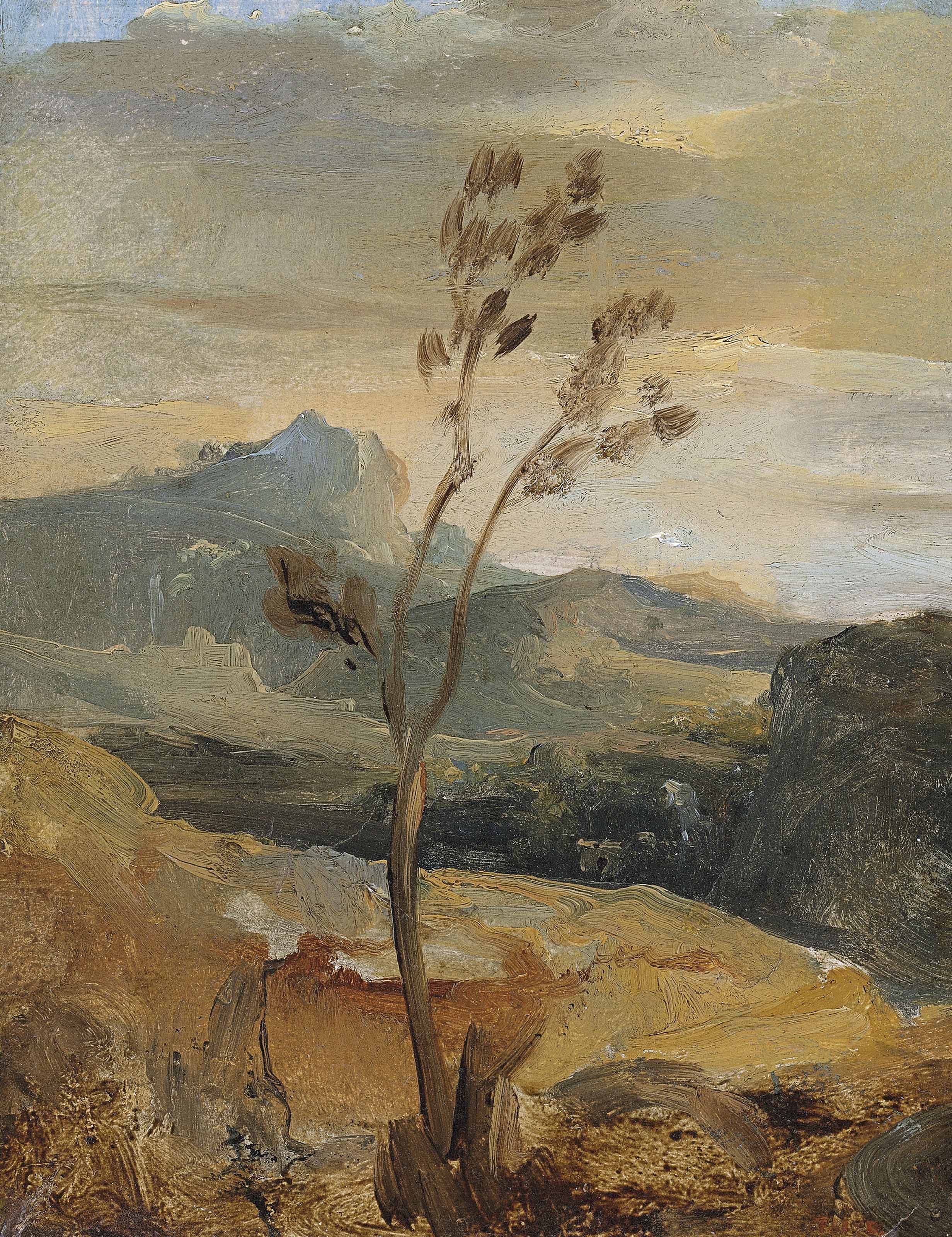 Theodore Rousseau — Сбор в Оверни (?)