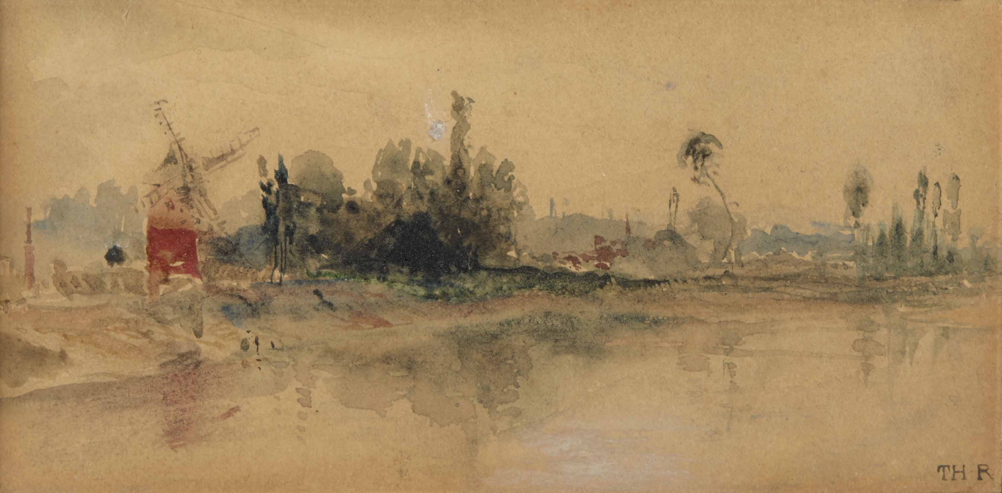 Theodore Rousseau — Мулен на берегу моря