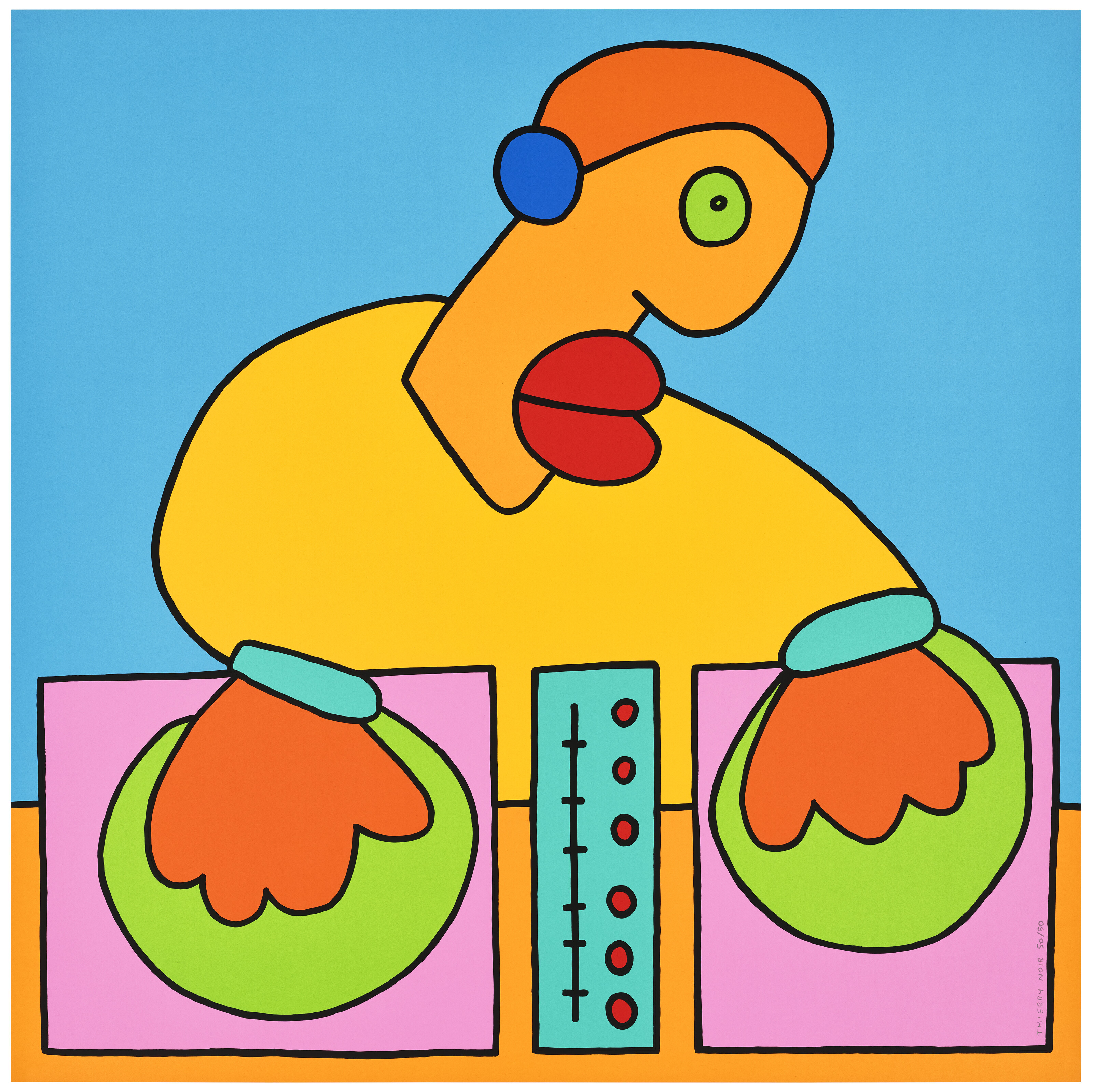 Thierry Noir — Энергия момента Проносит Нас Сквозь Ночь.