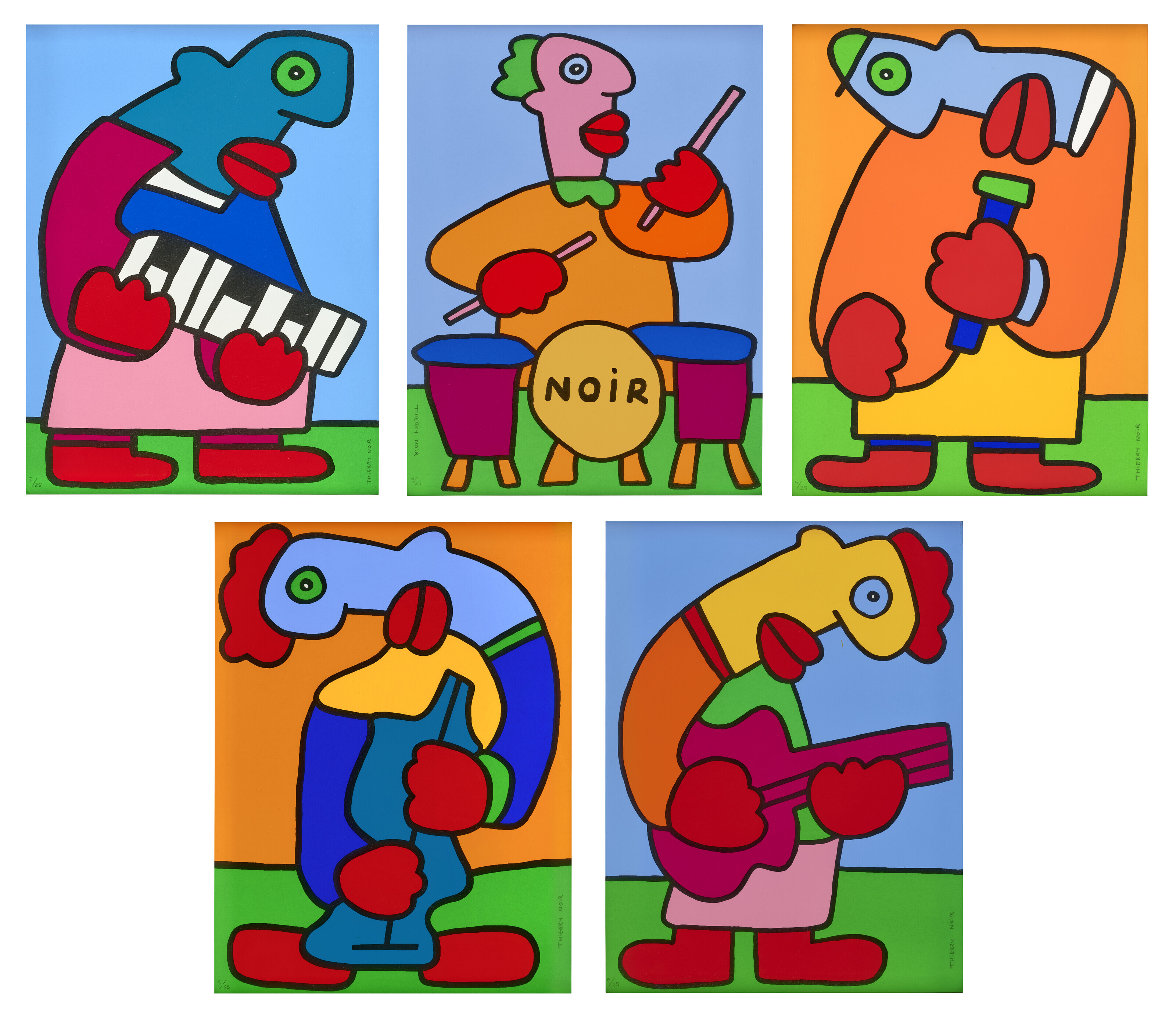 Thierry Noir — Музыканты