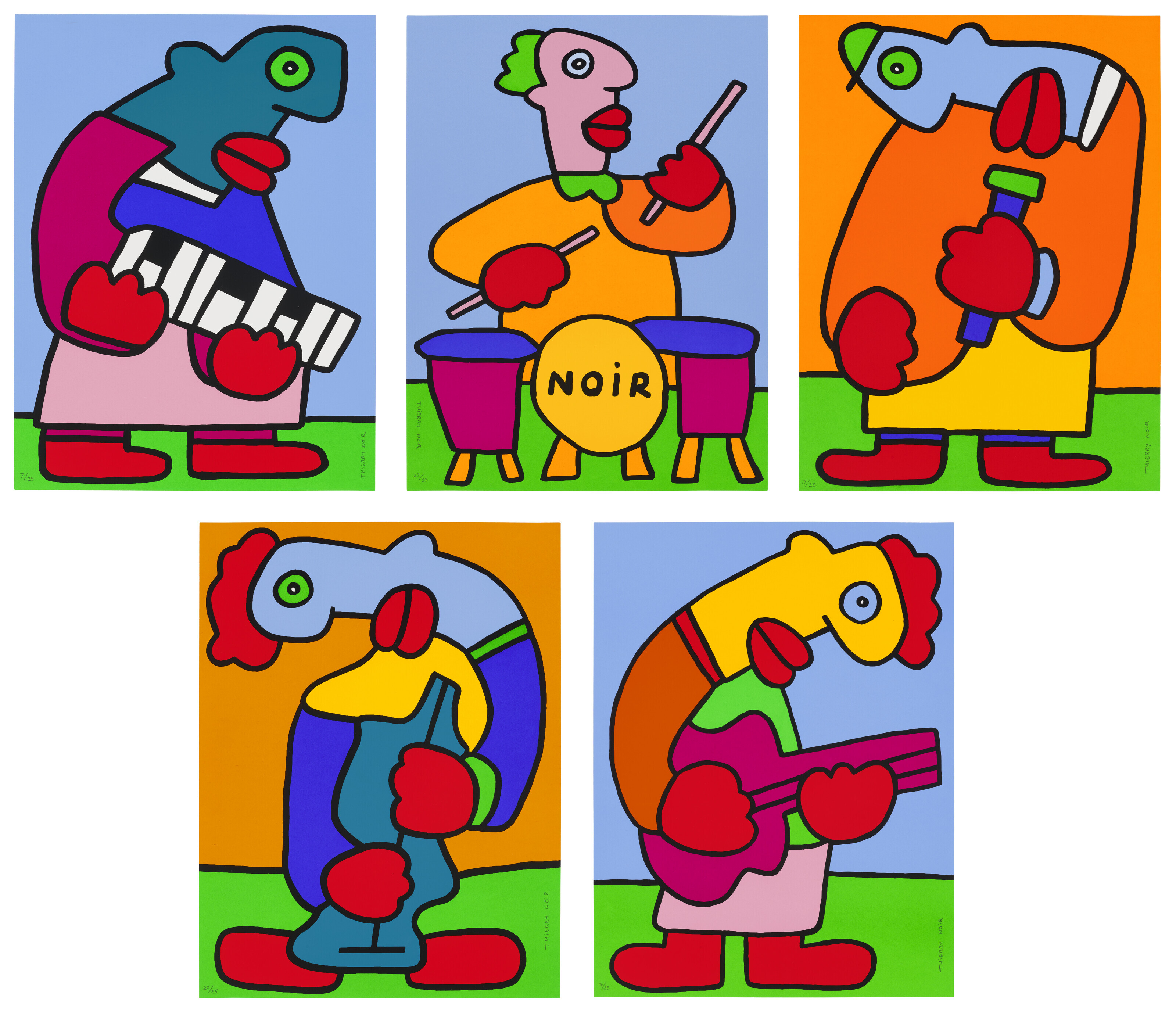 Thierry Noir — Музыканты