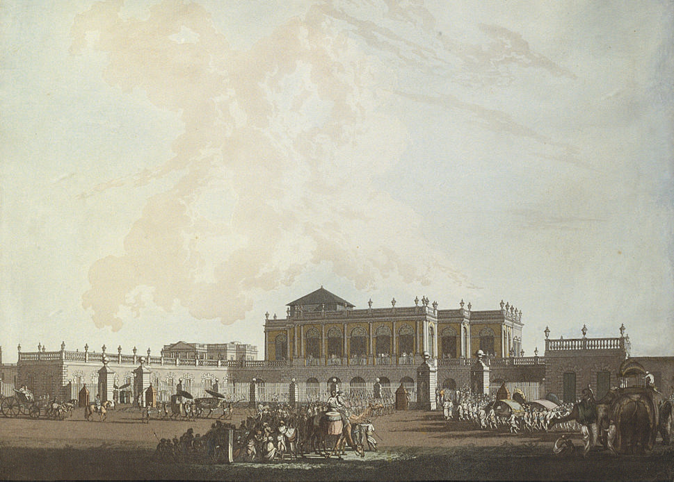 Thomas Daniell — Виды Калькутты, 1768-1788: [Старый правительственный дом], 1788, (Эбби Трэвел, 492, № 11)