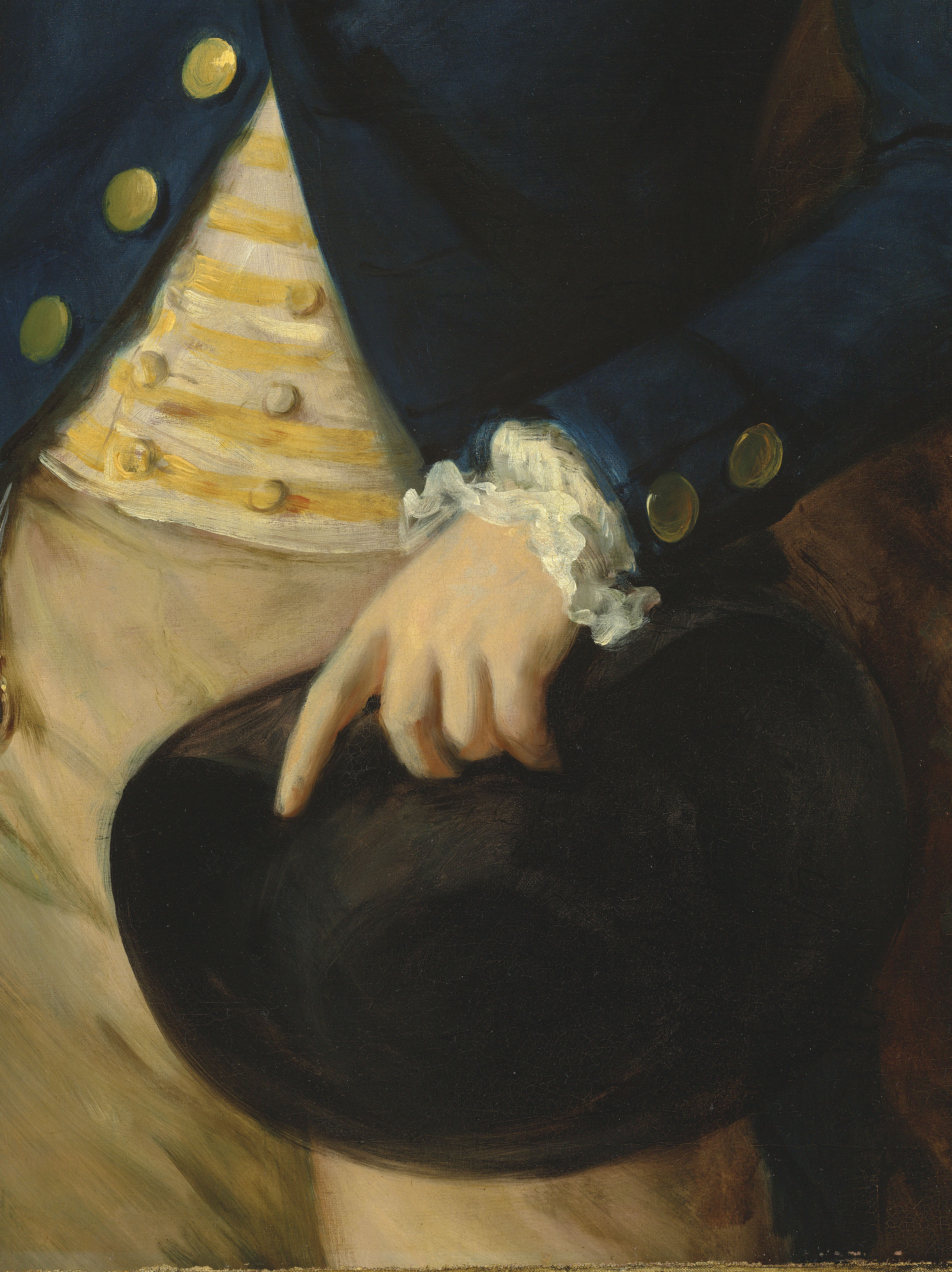 Thomas Gainsborough — Портрет Томаса Брука (? 1755-1820), в три четверти длины, в зеленом сюртуке, отдыхающего у дерева на фоне лесистого пейзажа; и портрет сэра Ричарда Брука, 5-го поколения (1753-1795), в три четверти длины, в желтом полосатом жилете и синем сюртуке, в лесистый пейзаж, изображение 3