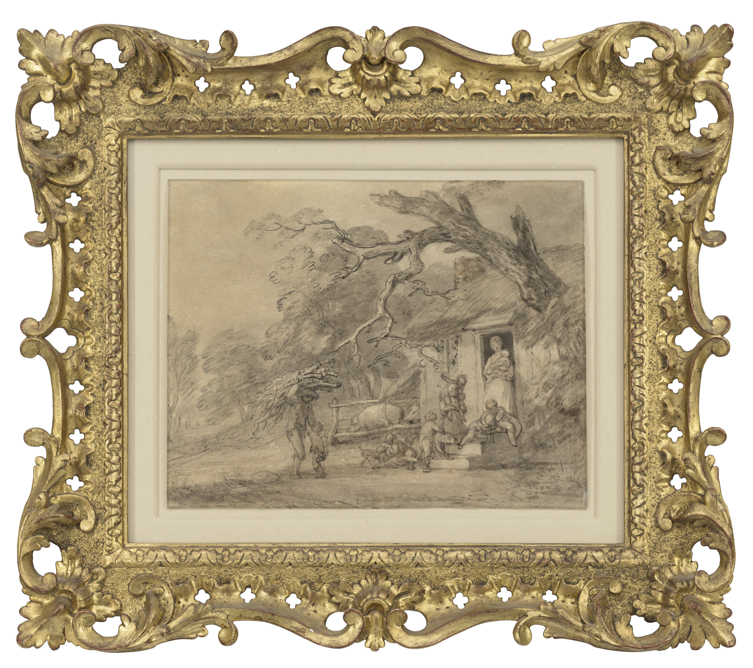 Thomas Gainsborough — Семья за дверью коттеджа, изображение 2