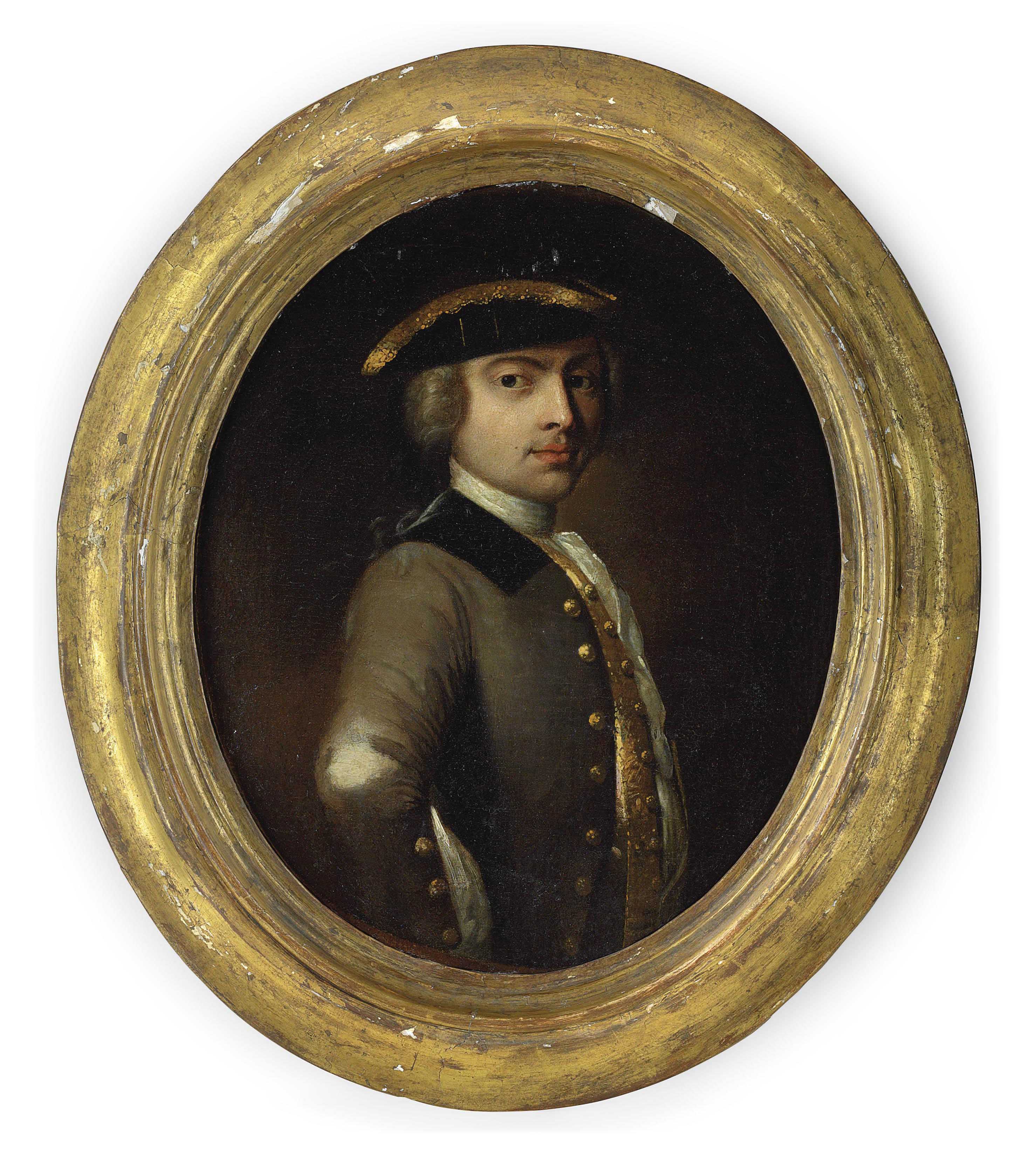 Thomas Gainsborough — Портрет джентльмена в полный рост, в треуголке