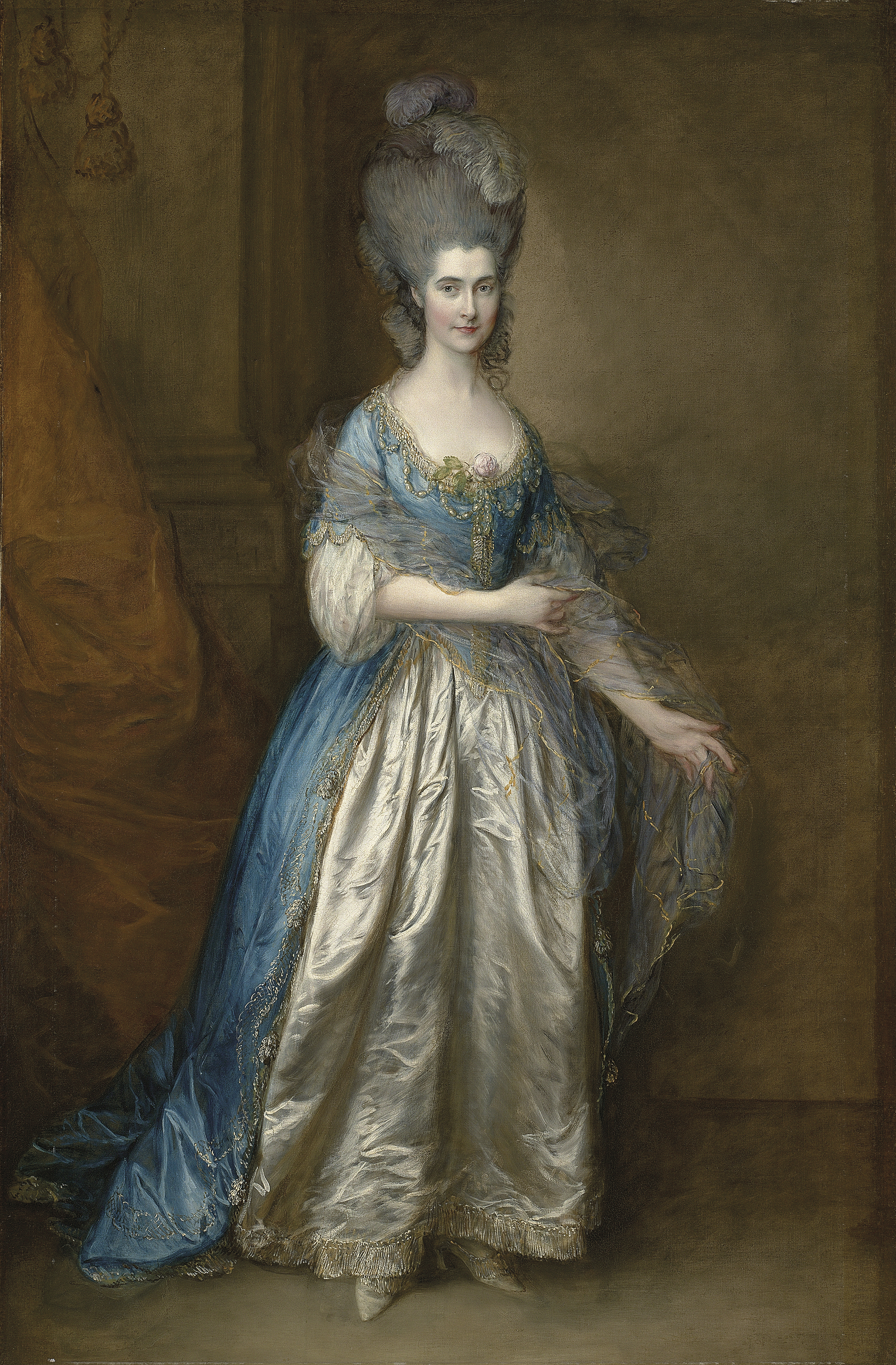 Thomas Gainsborough — Двойной портрет мастера Джона Трумена Вильбуа (ок. 1773-1837) и его брата Генри Вильбуа (1777-1847), изображение 3