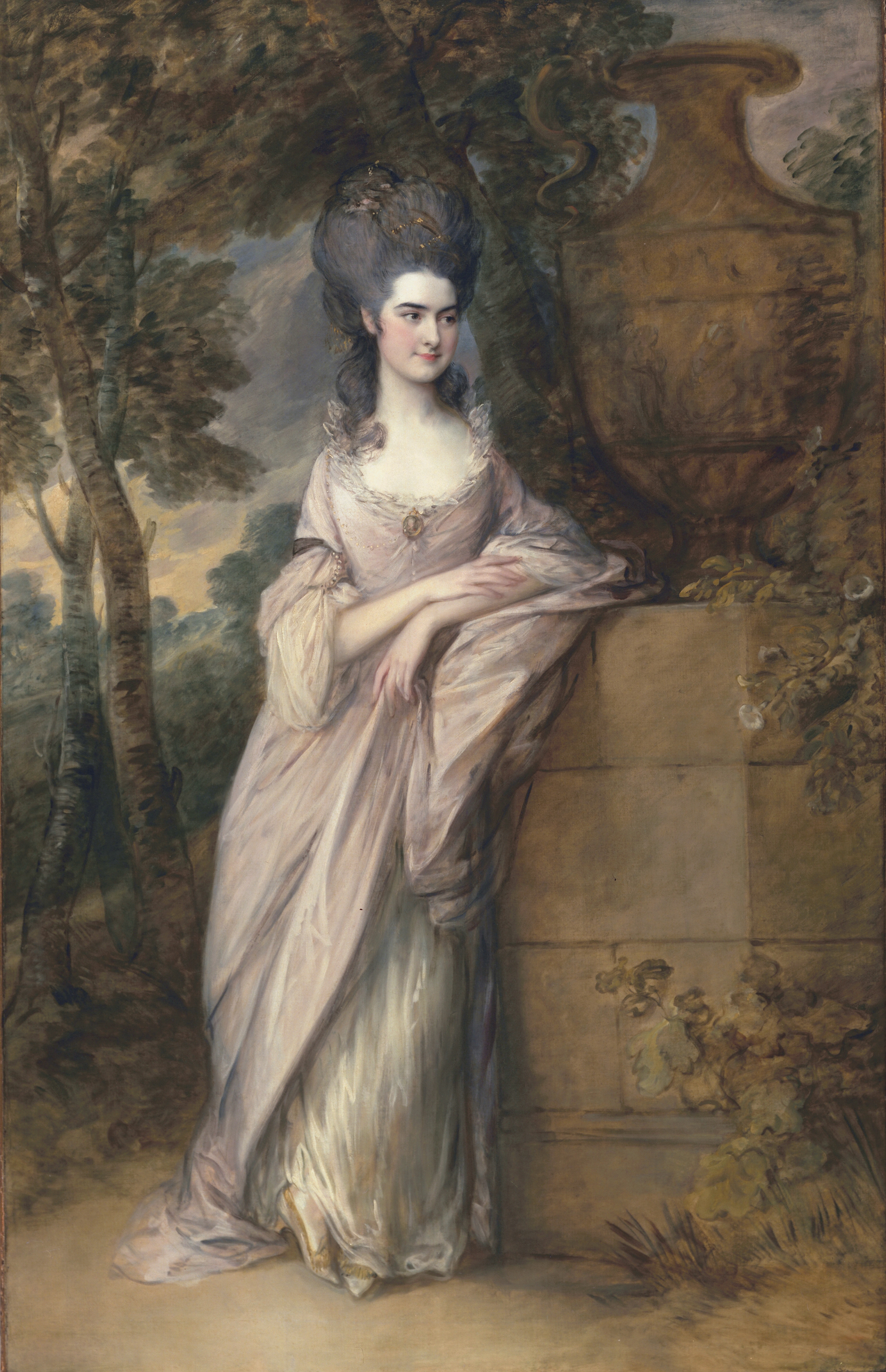 Thomas Gainsborough — Двойной портрет мастера Джона Трумена Вильбуа (ок. 1773-1837) и его брата Генри Вильбуа (1777-1847), изображение 5