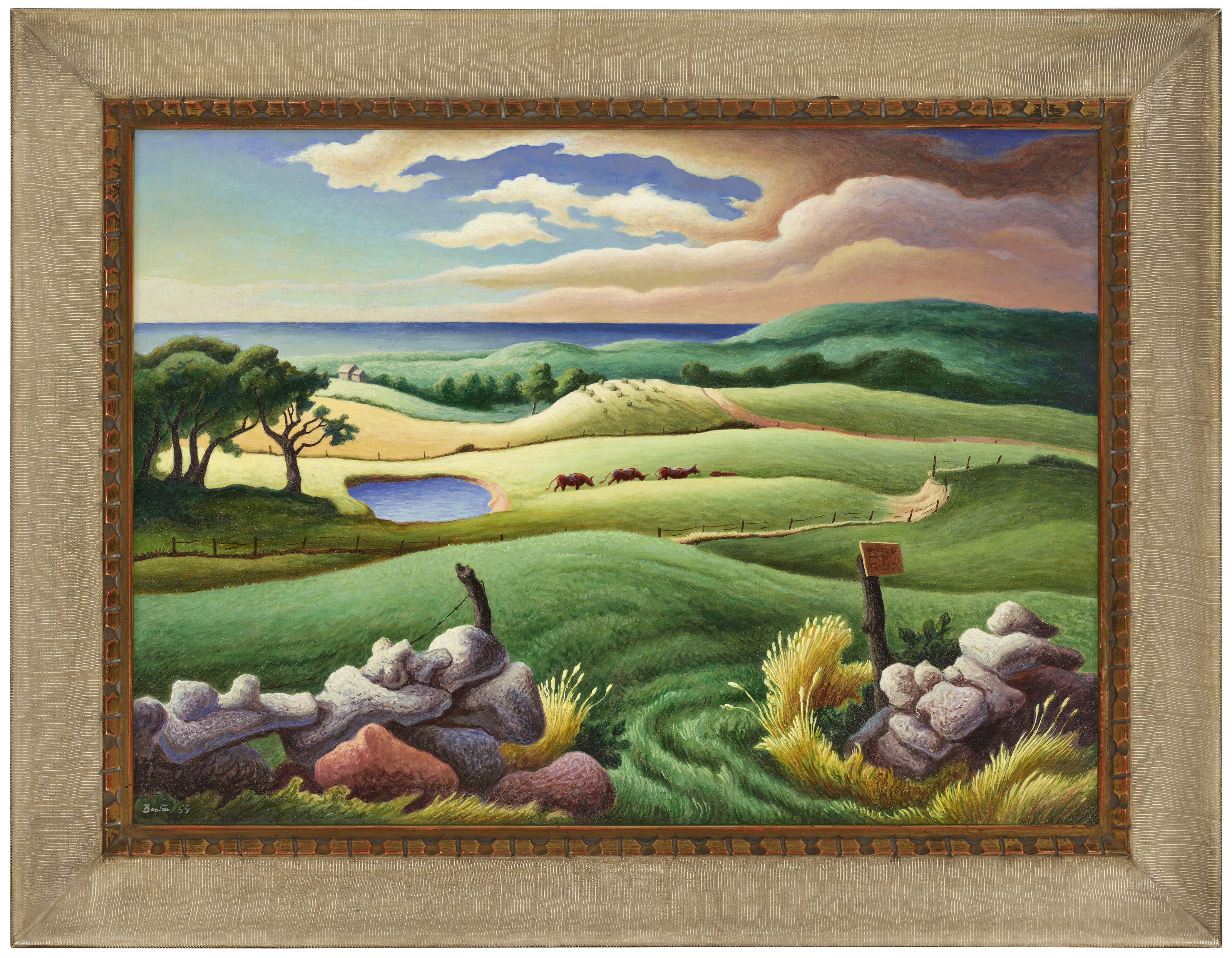 Thomas Hart Benton — Ферма Кита, Чилмарк, изображение 2