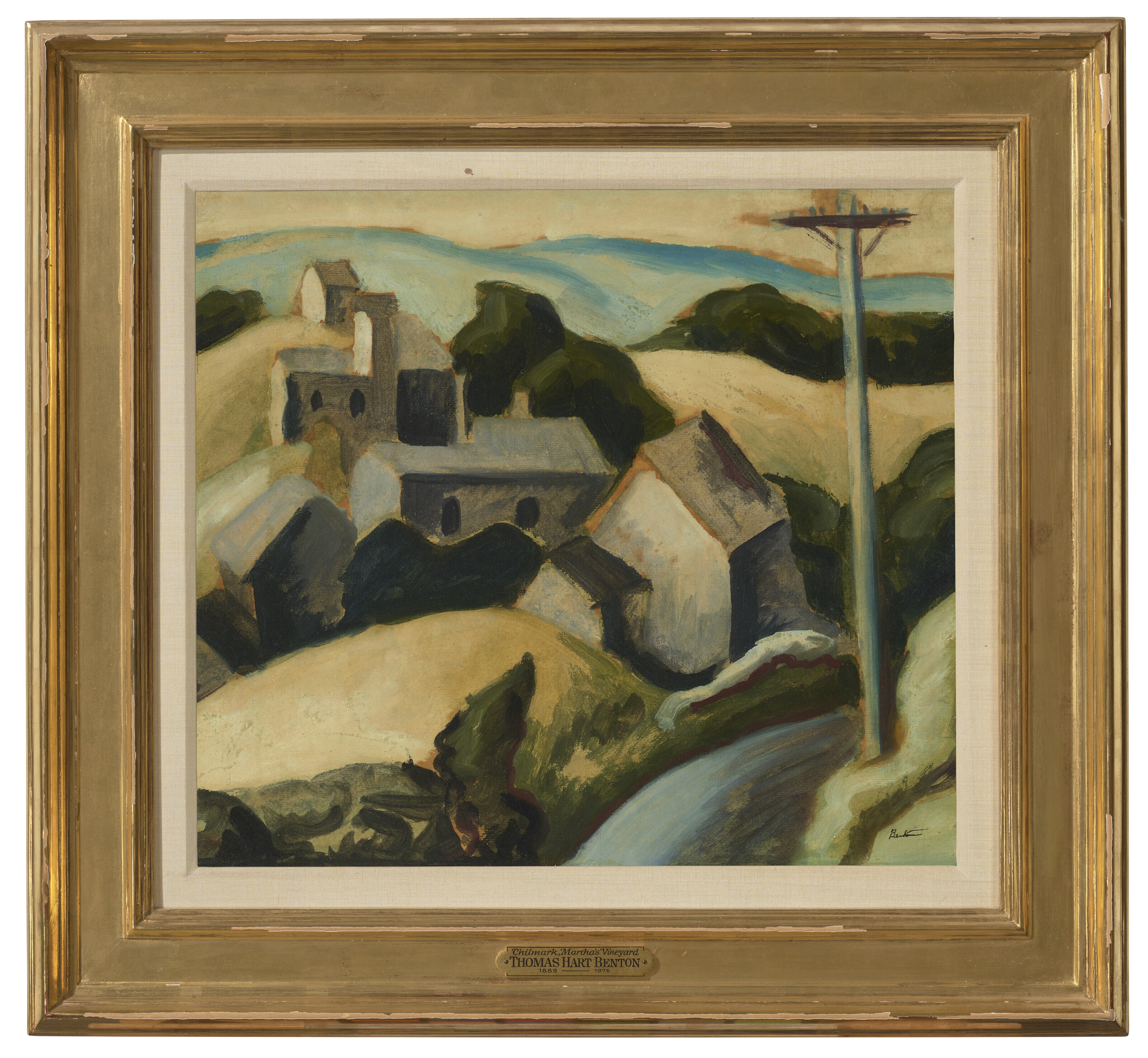 Thomas Hart Benton — Пейзаж (Чилмарк, Мартас-Виньярд), изображение 2