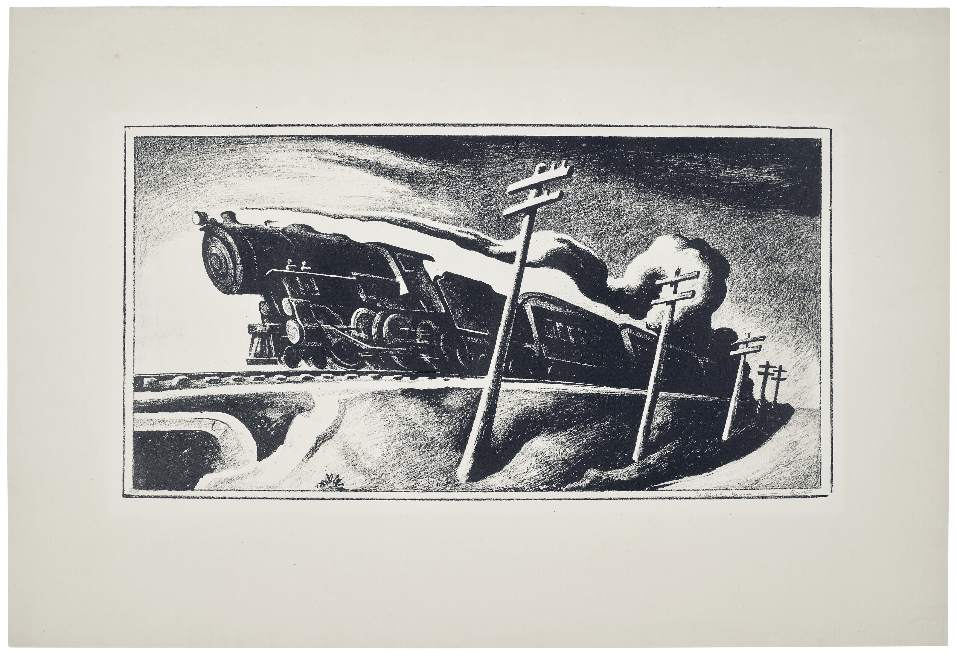 Thomas Hart Benton — Еду на Запад, изображение 3
