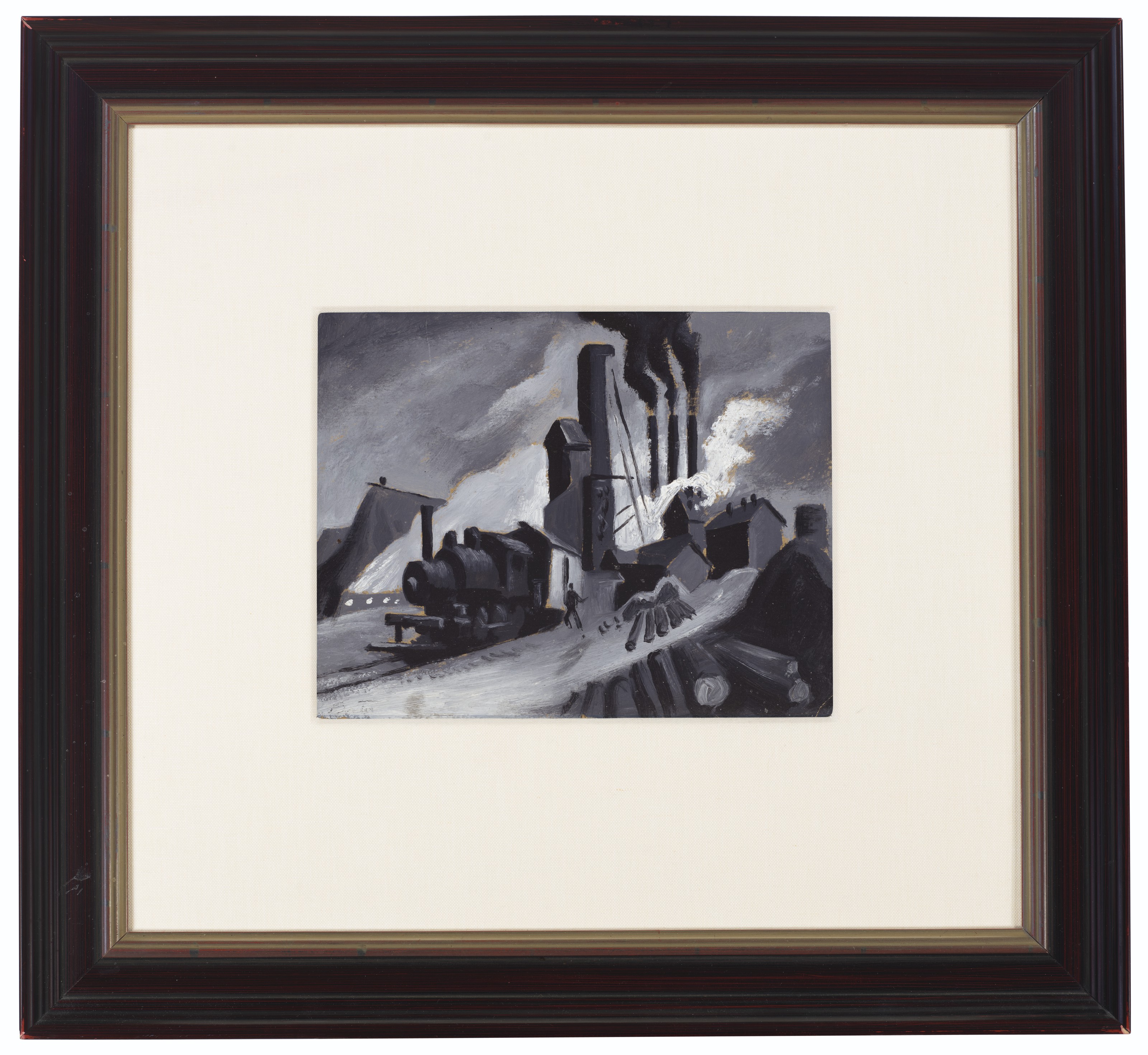 Thomas Hart Benton — Исследование для "Лесопилки", изображение 2