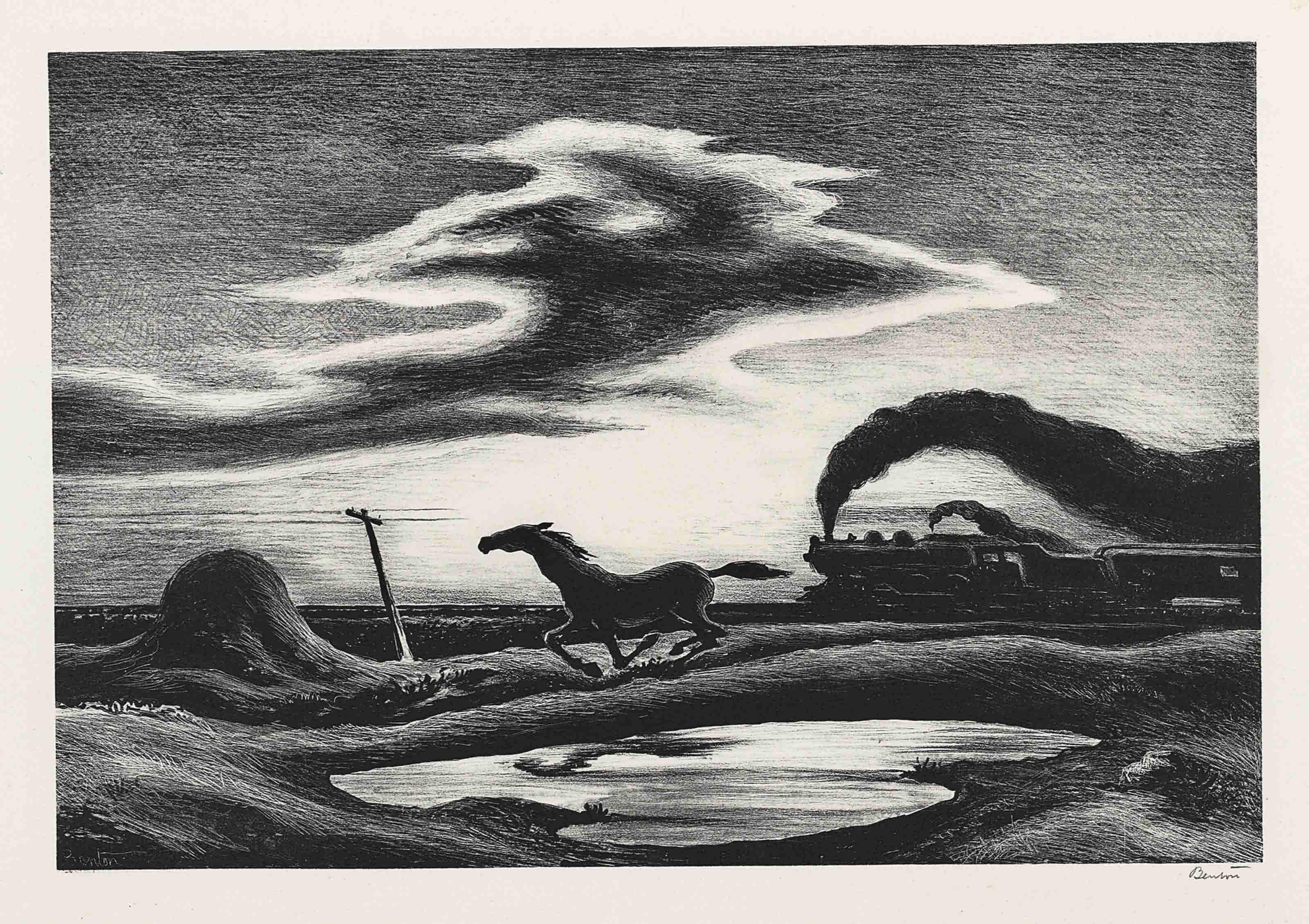 Thomas Hart Benton — Гонка (56-й этап)