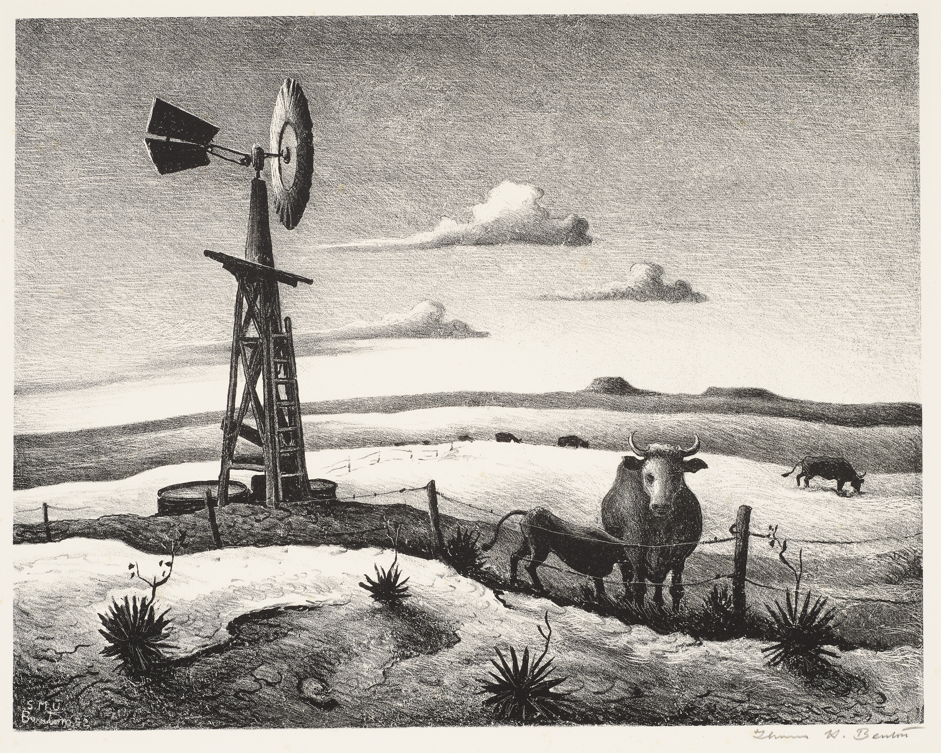 Thomas Hart Benton — Западный Техас