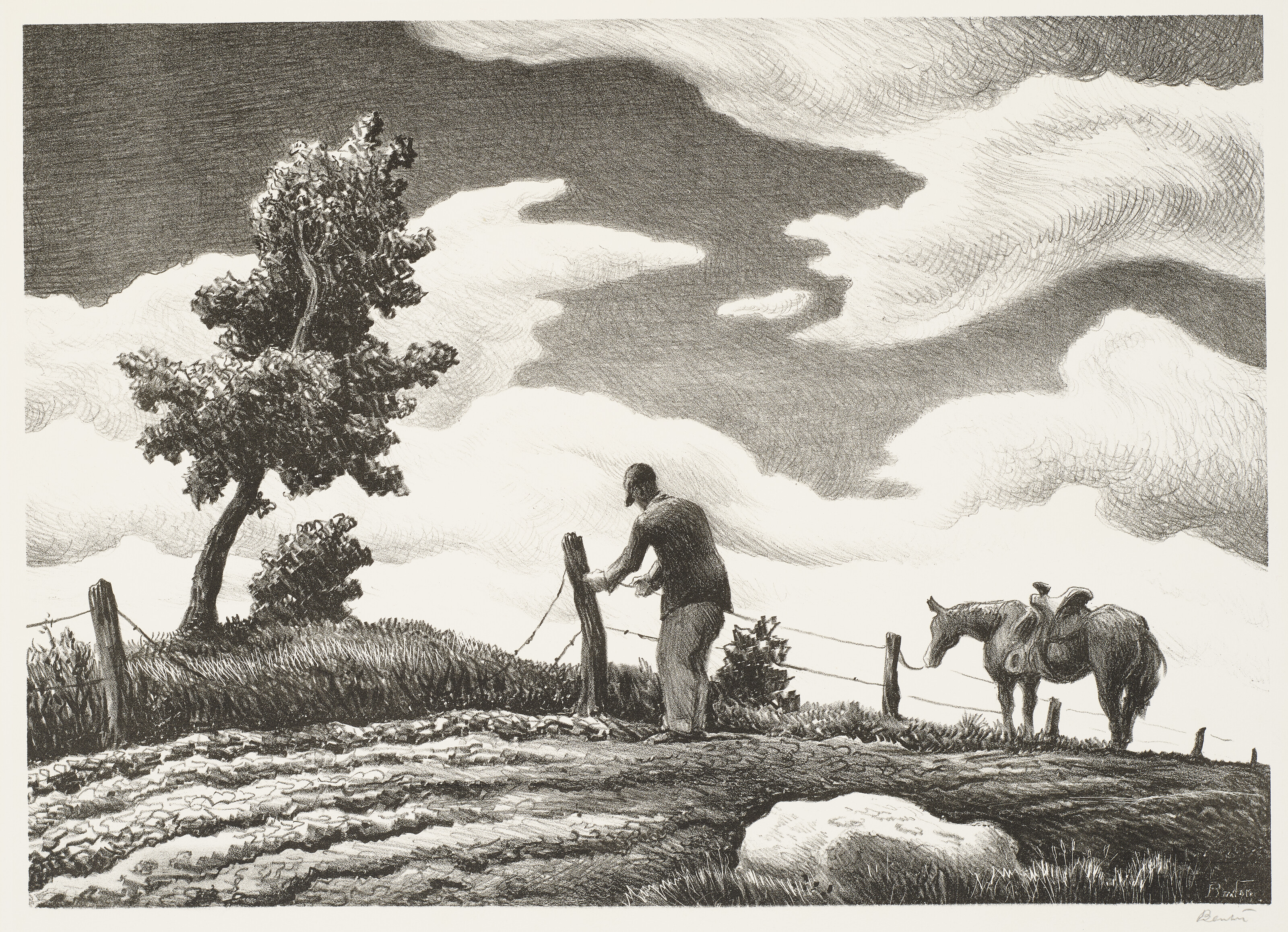 Thomas Hart Benton — Мастер по починке заборов