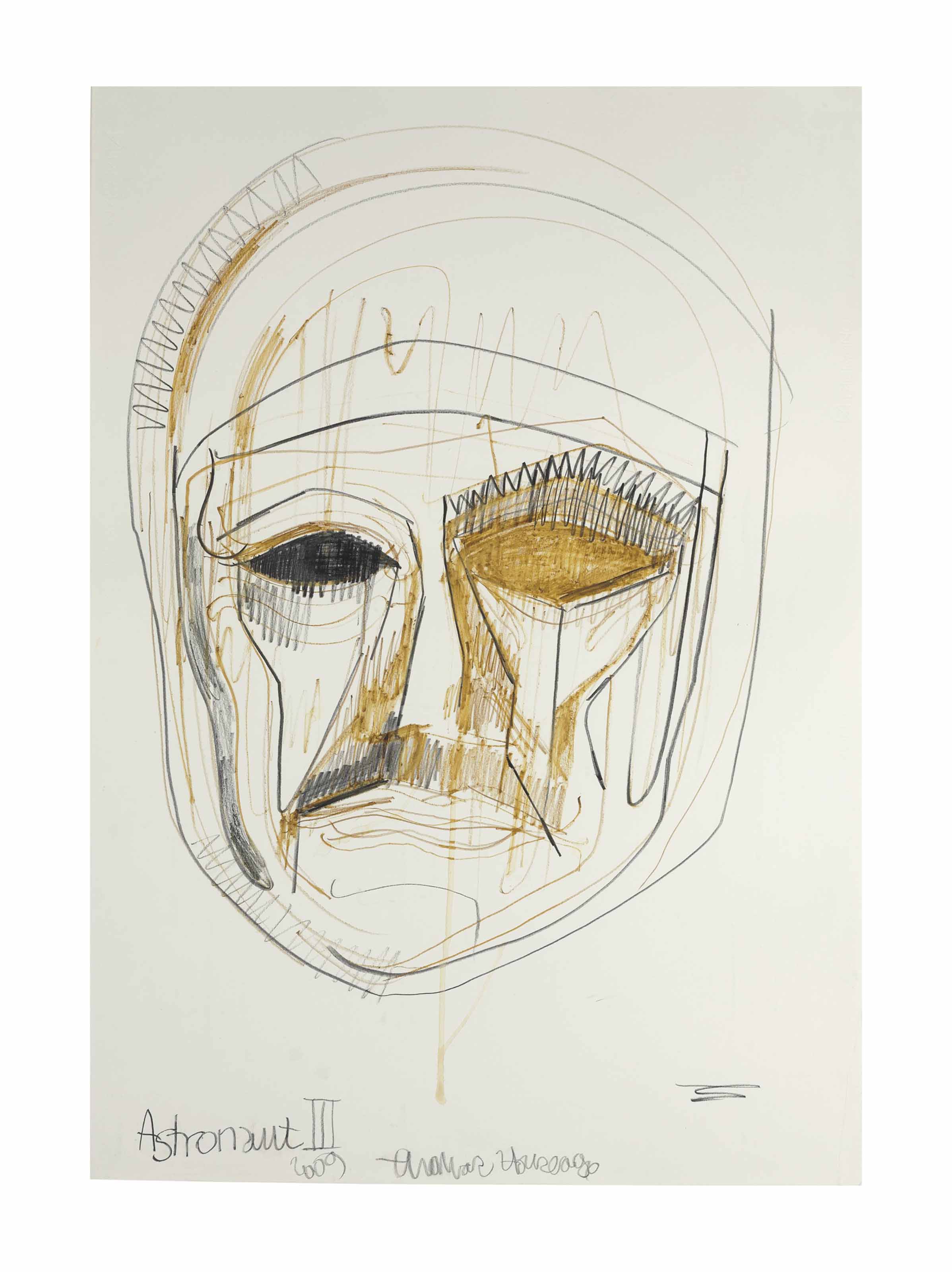 Thomas Houseago — Рисунок лица